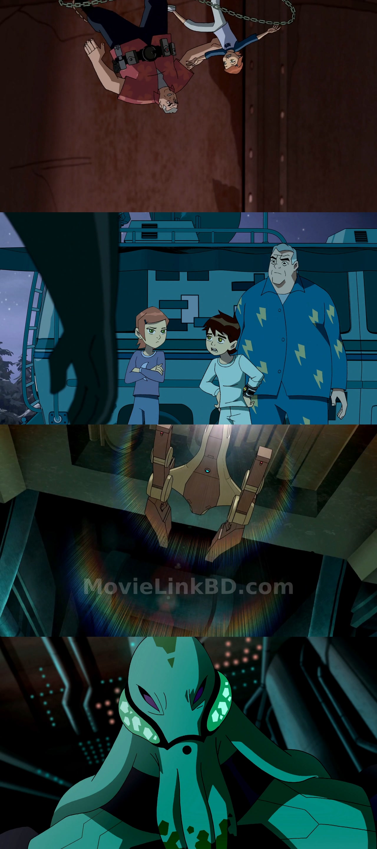 Screenshot of Ben 10: Secret of the Omnitrix (2007) &bull; English + Hindi on MovieLinkBD