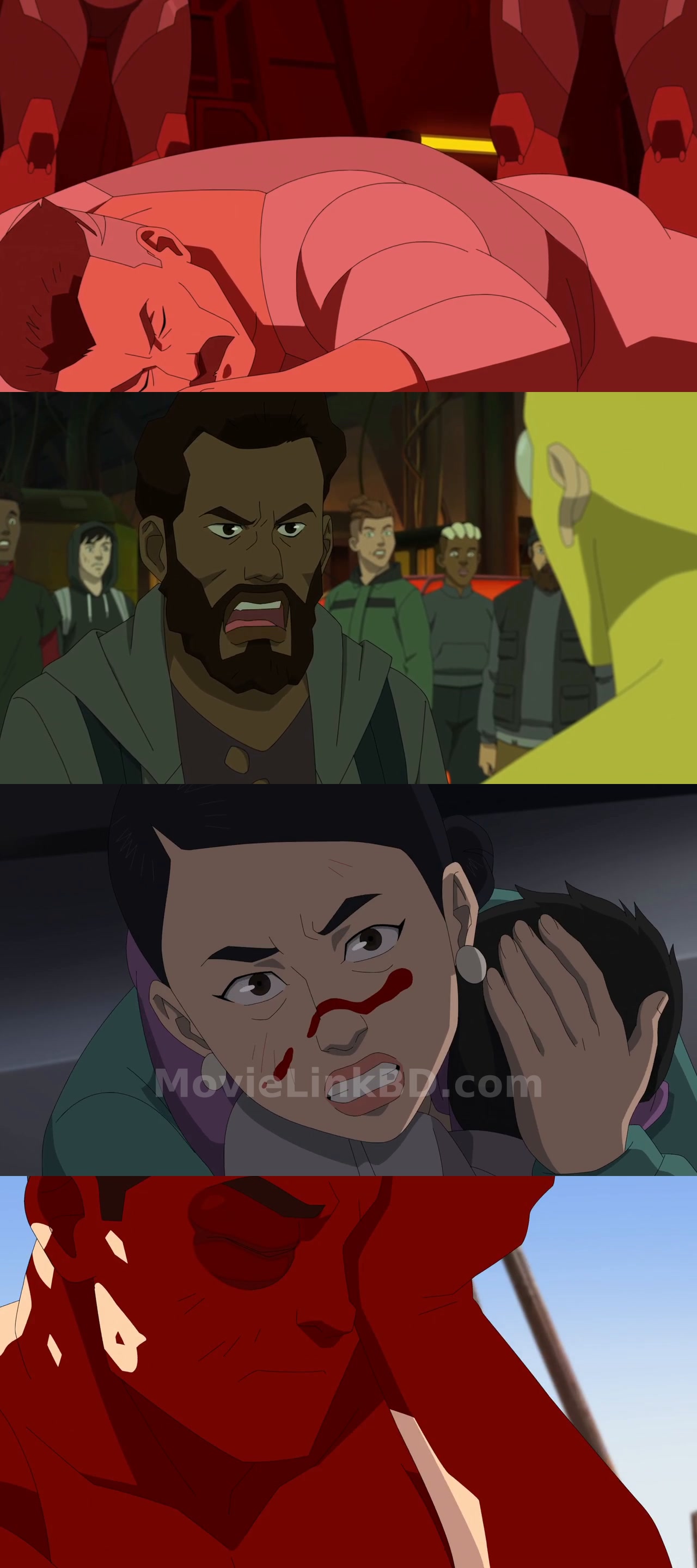 Screenshot of Invincible  S02 Complete (2021) &mdash; S02 &bull; English + Hindi + Dual Audio on MovieLinkBD
