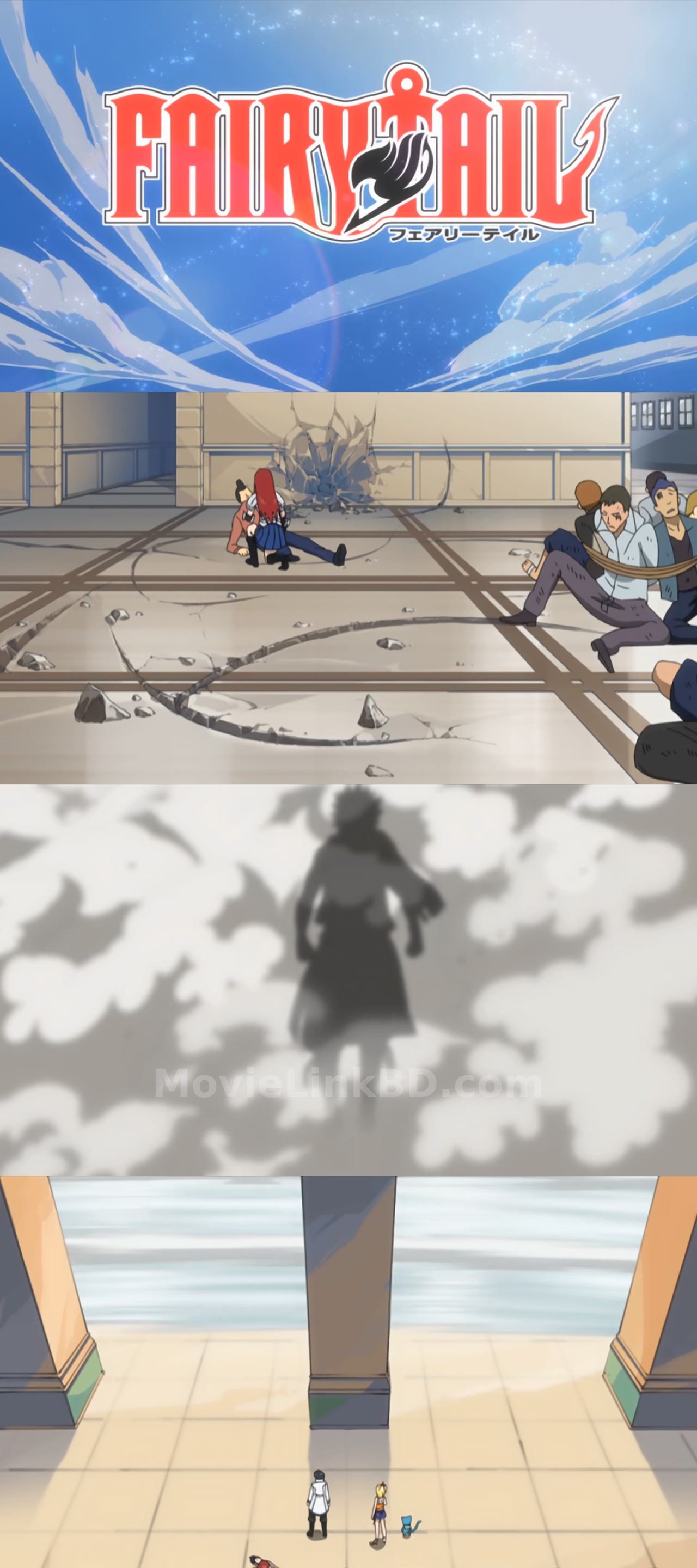 Screenshot of Fairy Tail  Episode [ 1-48 ] Season 1 Complete (2009) &bull; Japanese + Dual Audio + Hindi + English on MovieLinkBD