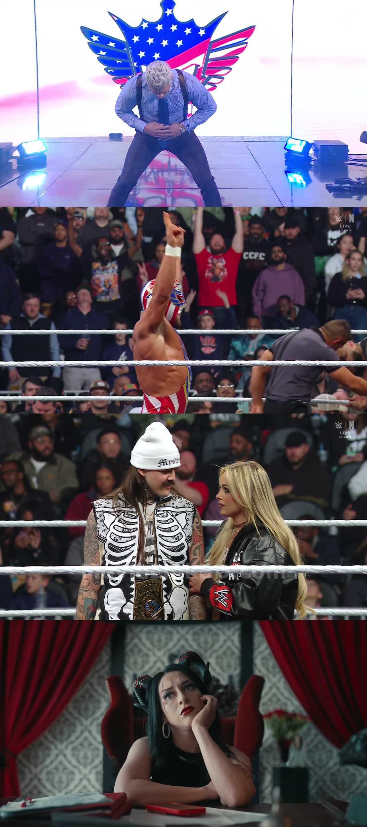 Screenshot of WWE Monday Night Raw (23rd-February 2026) &bull; English on MovieLinkBD