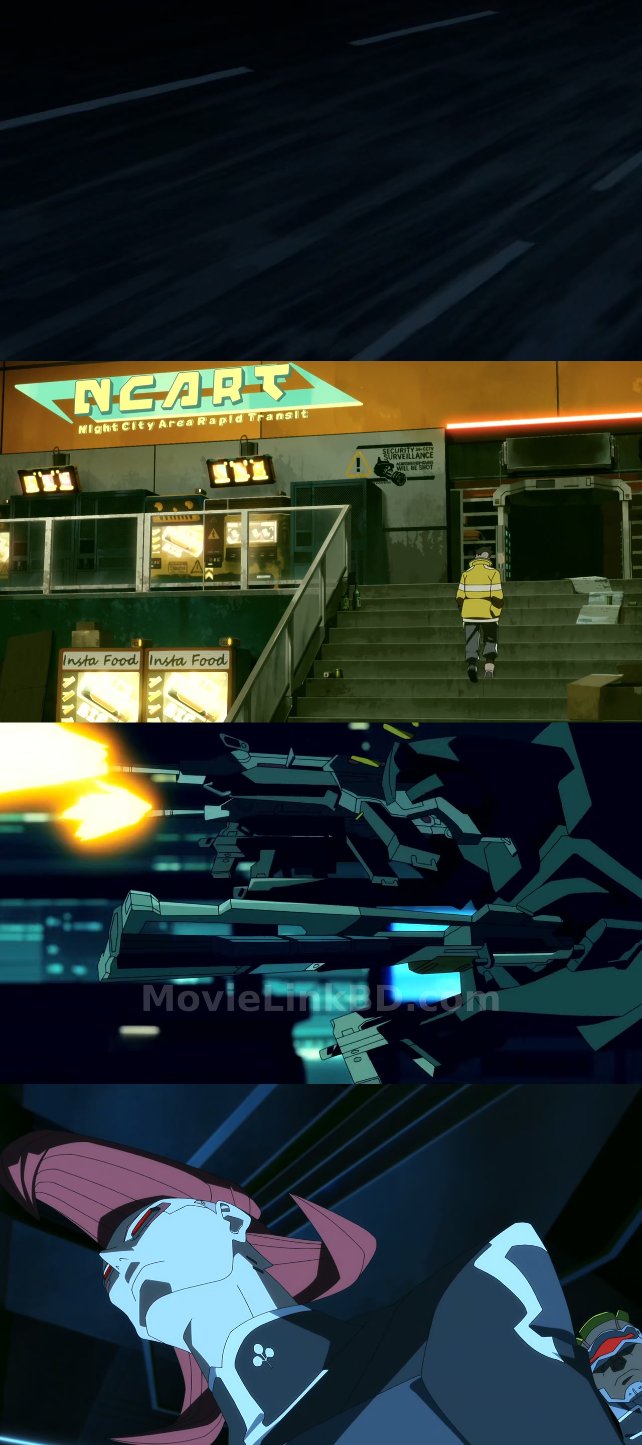 Screenshot of Cyberpunk: Edgerunners  Season 1 [Ep01-10] Completed (2022) &bull; English + Japanese on MovieLinkBD