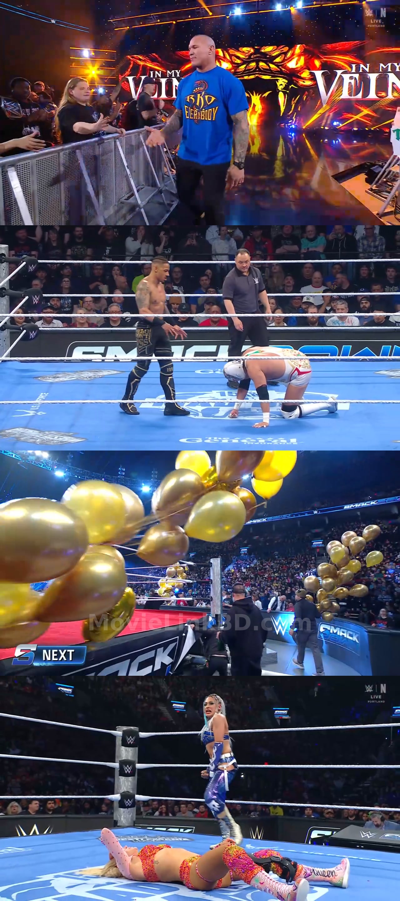 Screenshot of WWE Friday Night SmackDown (6th March 2026) Hindi ORG &bull; English + Dual Audio + Hindi on MovieLinkBD