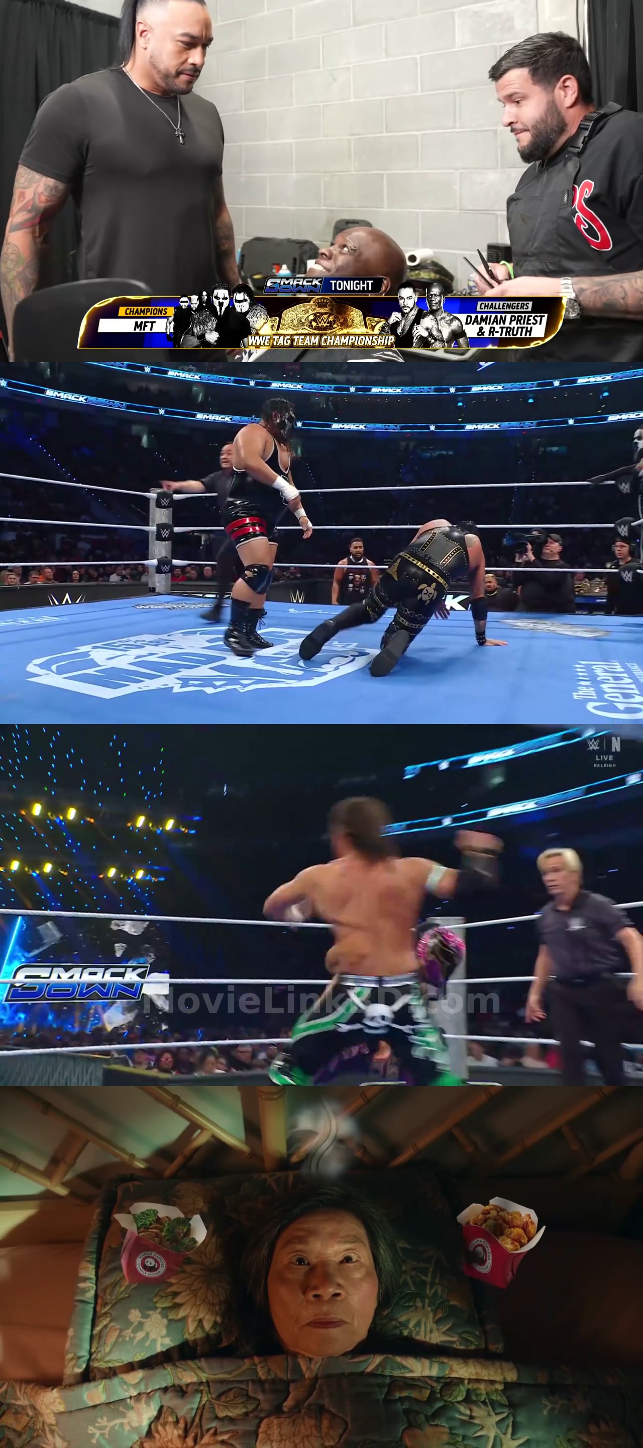 Screenshot of WWE Friday Night SmackDown (20th March 2026) &bull; English on MovieLinkBD