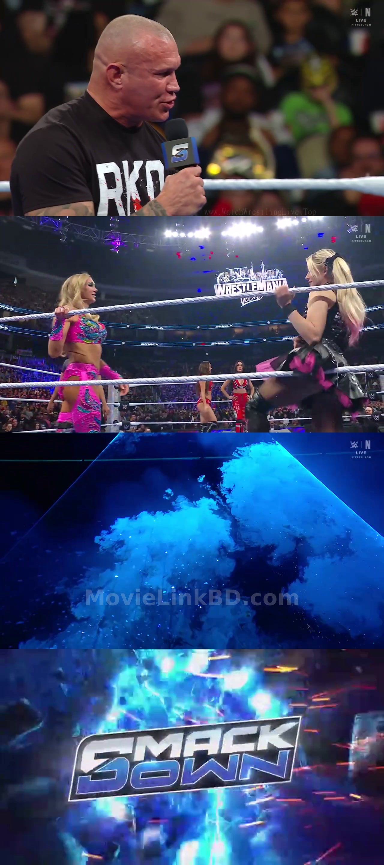 Screenshot of WWE Friday Night SmackDown (27th March 2026) &bull; English on MovieLinkBD