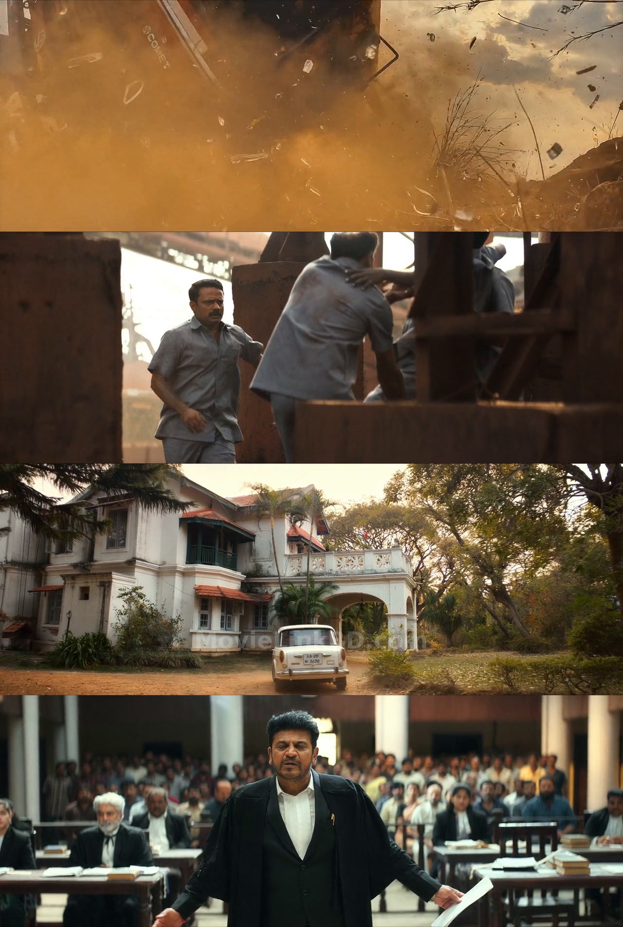 Screenshot of Bhairathi Ranagal  [ORG Hindi] (2024) &bull; Kannada + Hindi on MovieLinkBD