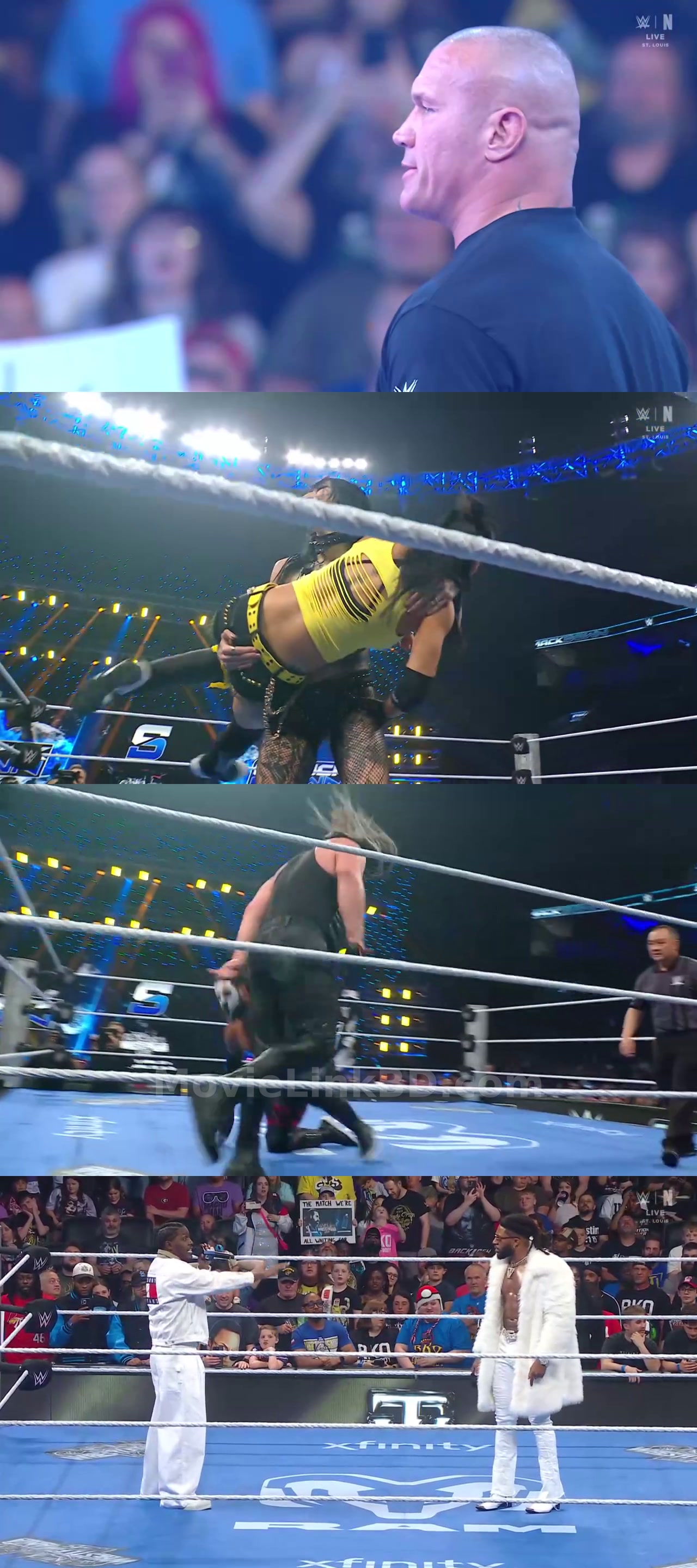 Screenshot of WWE Friday Night SmackDown (3rd April 2026) &bull; English on MovieLinkBD