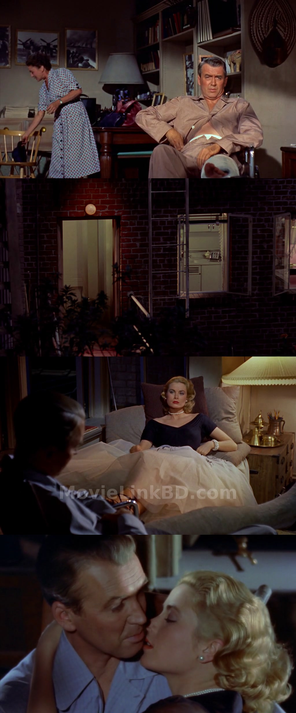 Screenshot of Rear Window (1954) &bull; English + Dual Audio + Hindi on MovieLinkBD