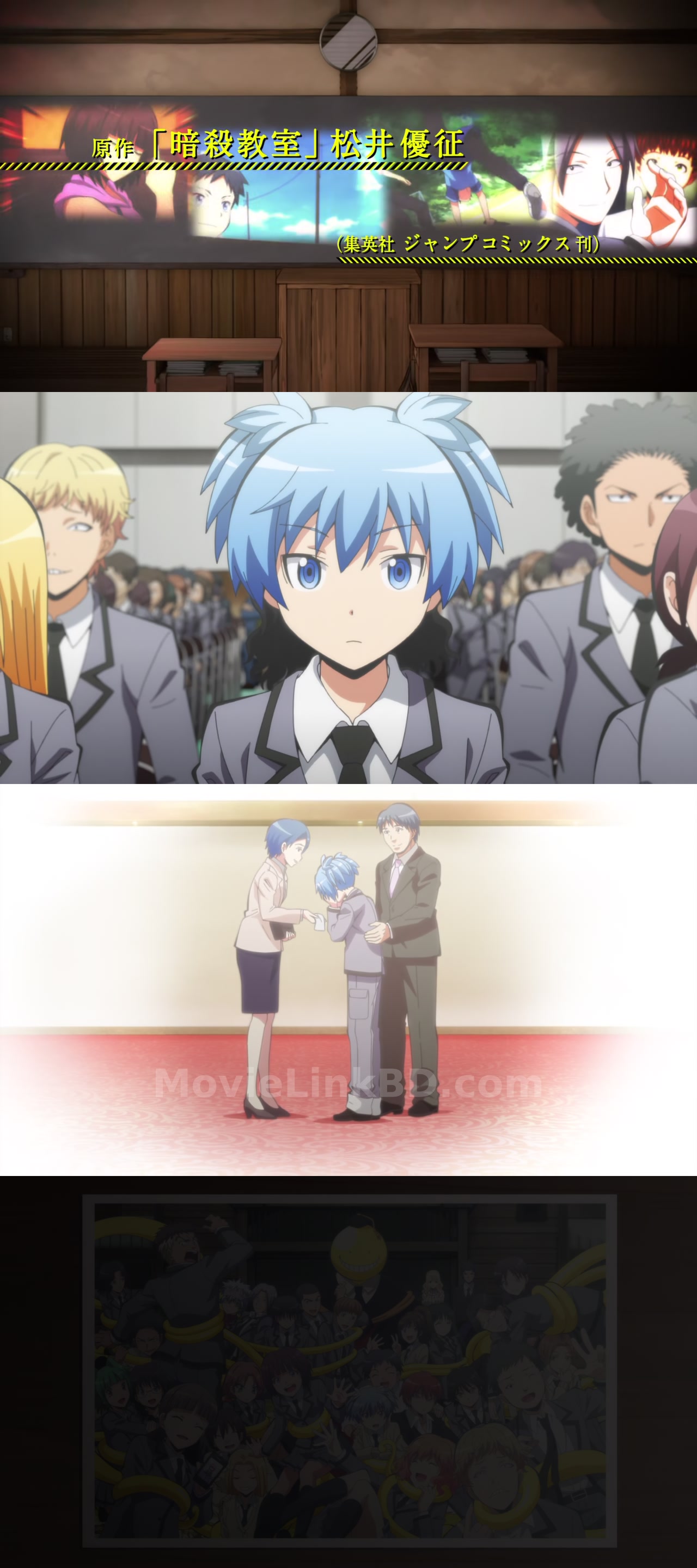 Screenshot of Assassination Classroom  S02 Complete (2016) &mdash; S02 &bull; Hindi, English, Dual Audio on MovieLinkBD