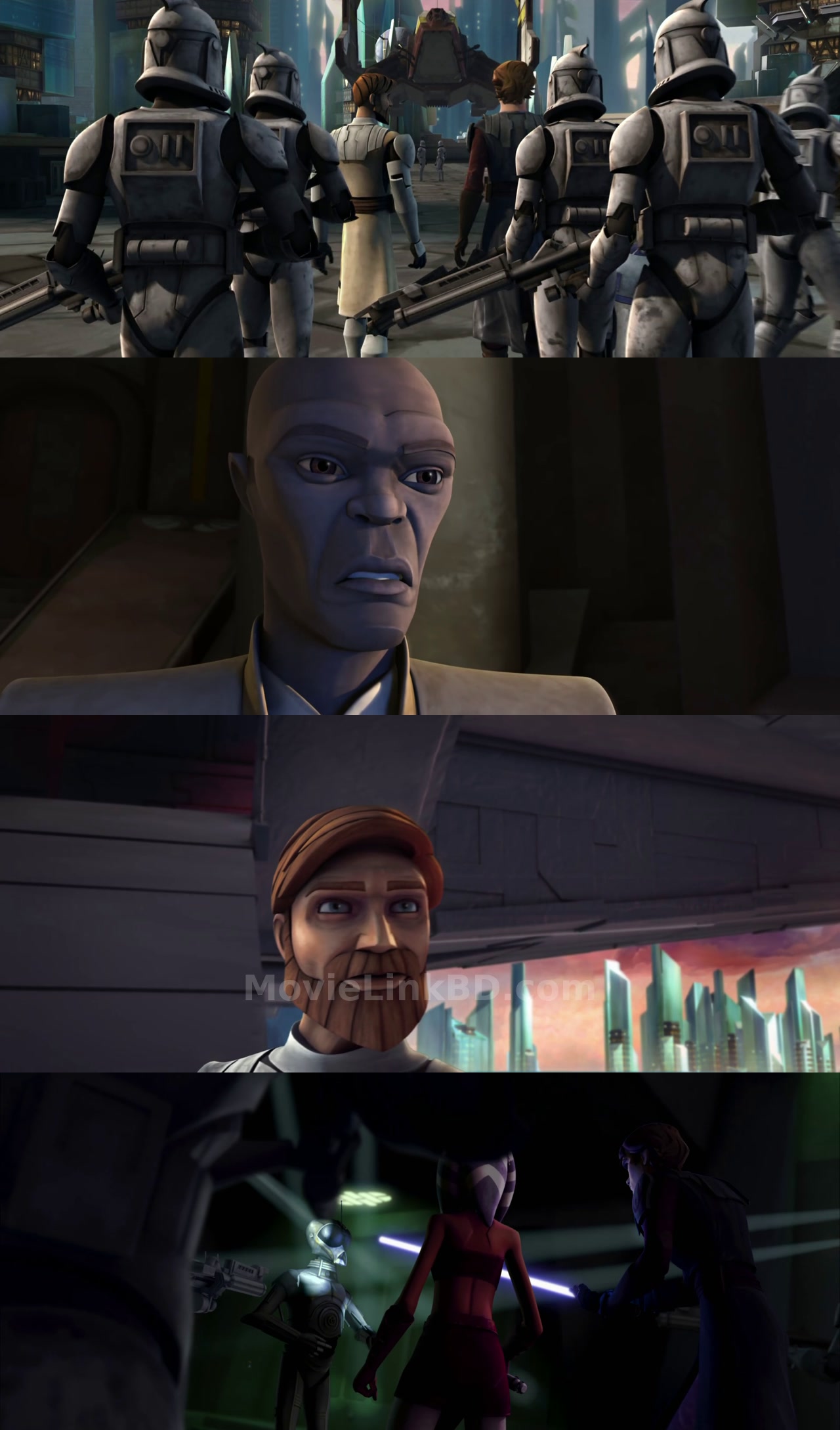 Screenshot of Star Wars: The Clone Wars (2008) &bull; Hindi + English on MovieLinkBD
