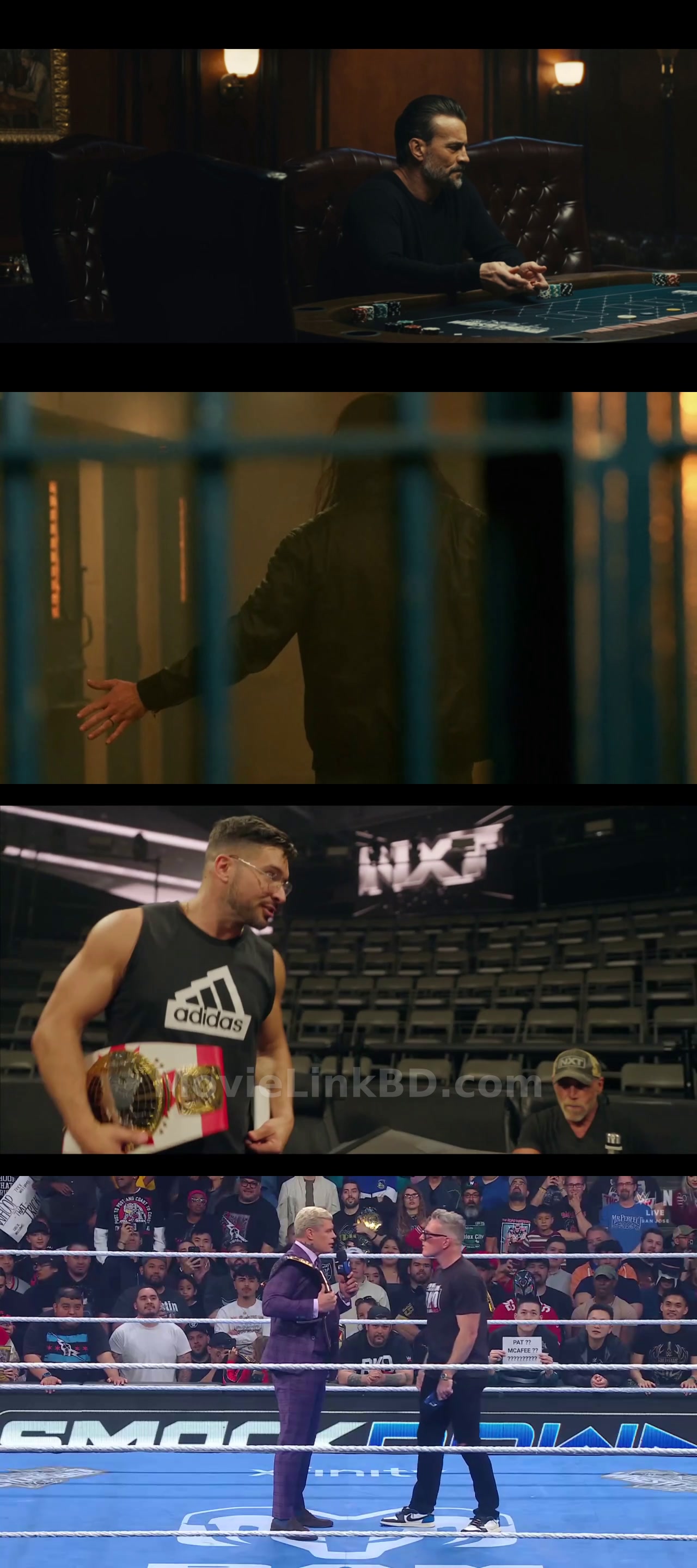 Screenshot of WWE Friday Night SmackDown (10th April 2026) &bull; English on MovieLinkBD