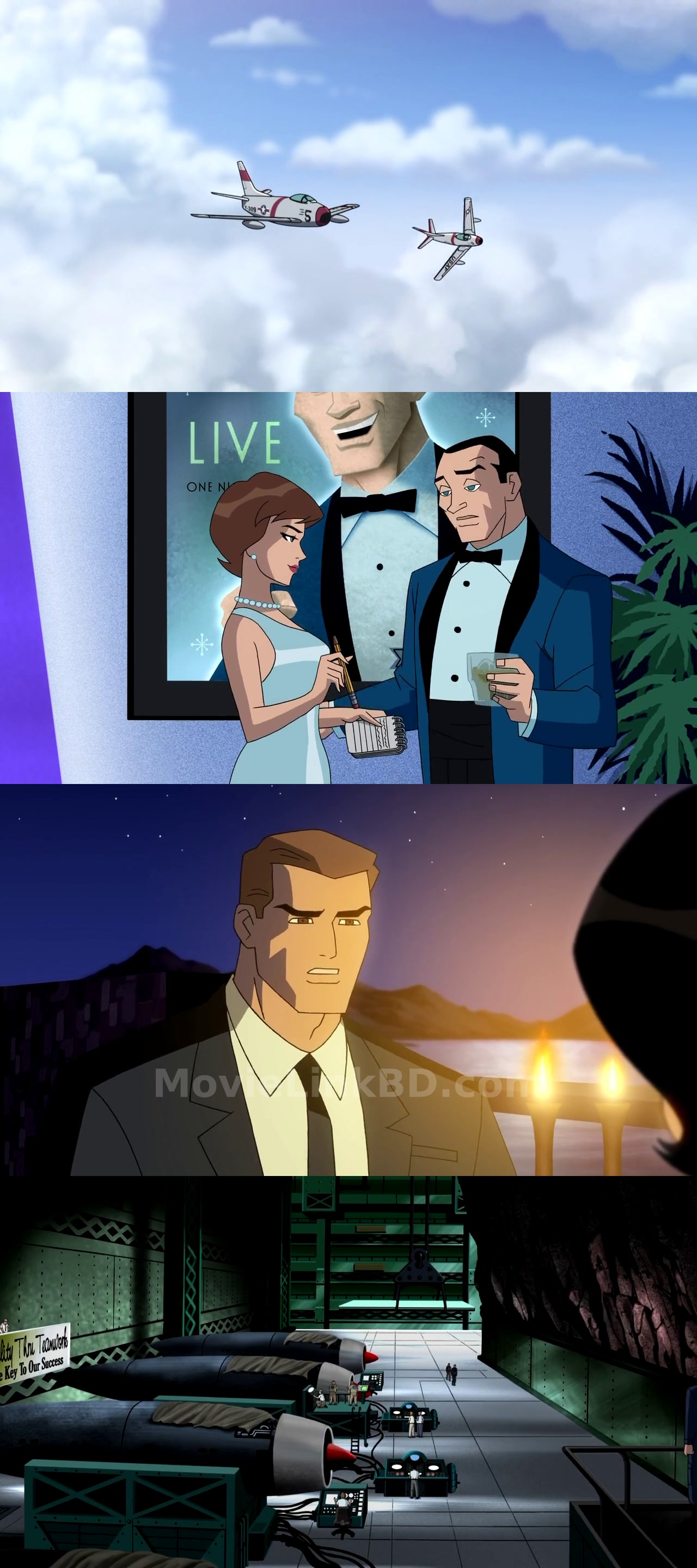 Screenshot of Justice League: The New Frontier (2008) &bull; English on MovieLinkBD