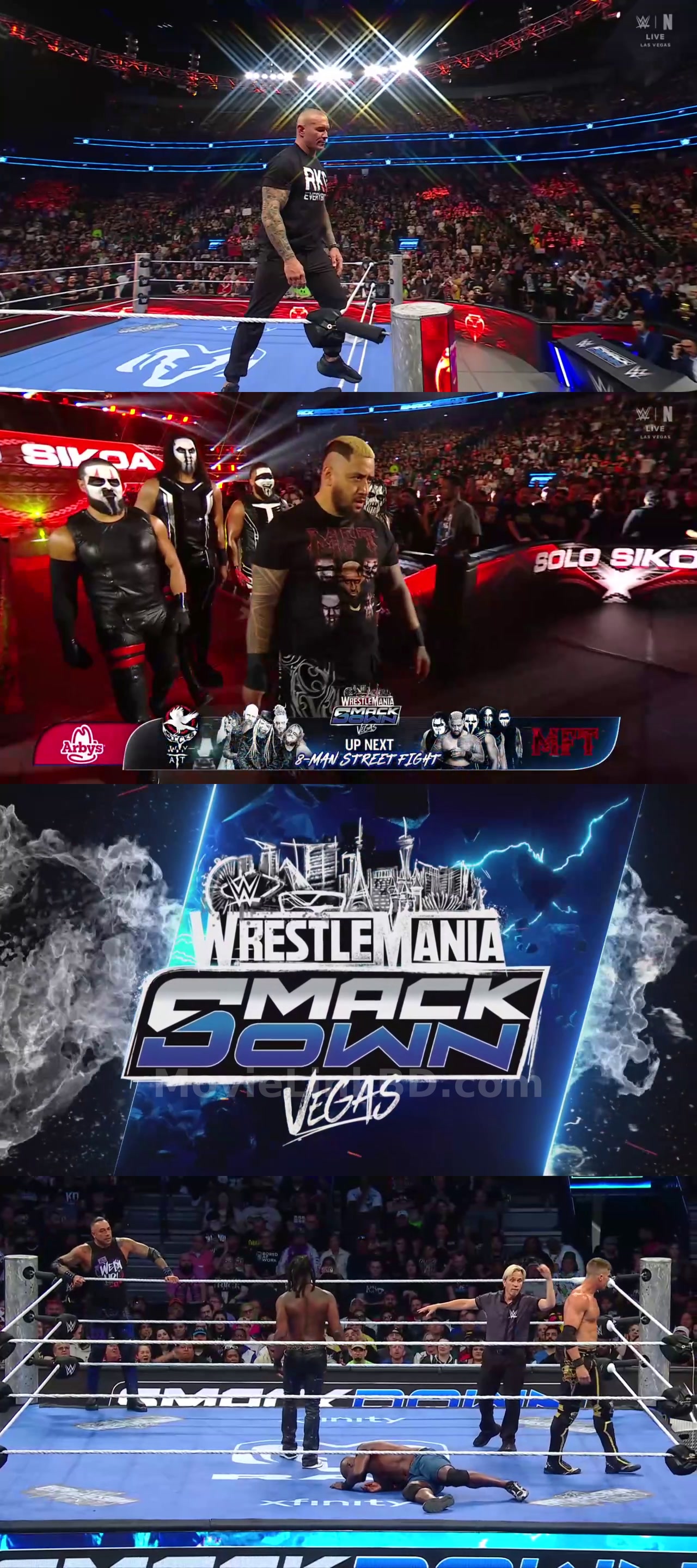 Screenshot of WWE Friday Night SmackDown (17th April 2026) &bull; English on MovieLinkBD