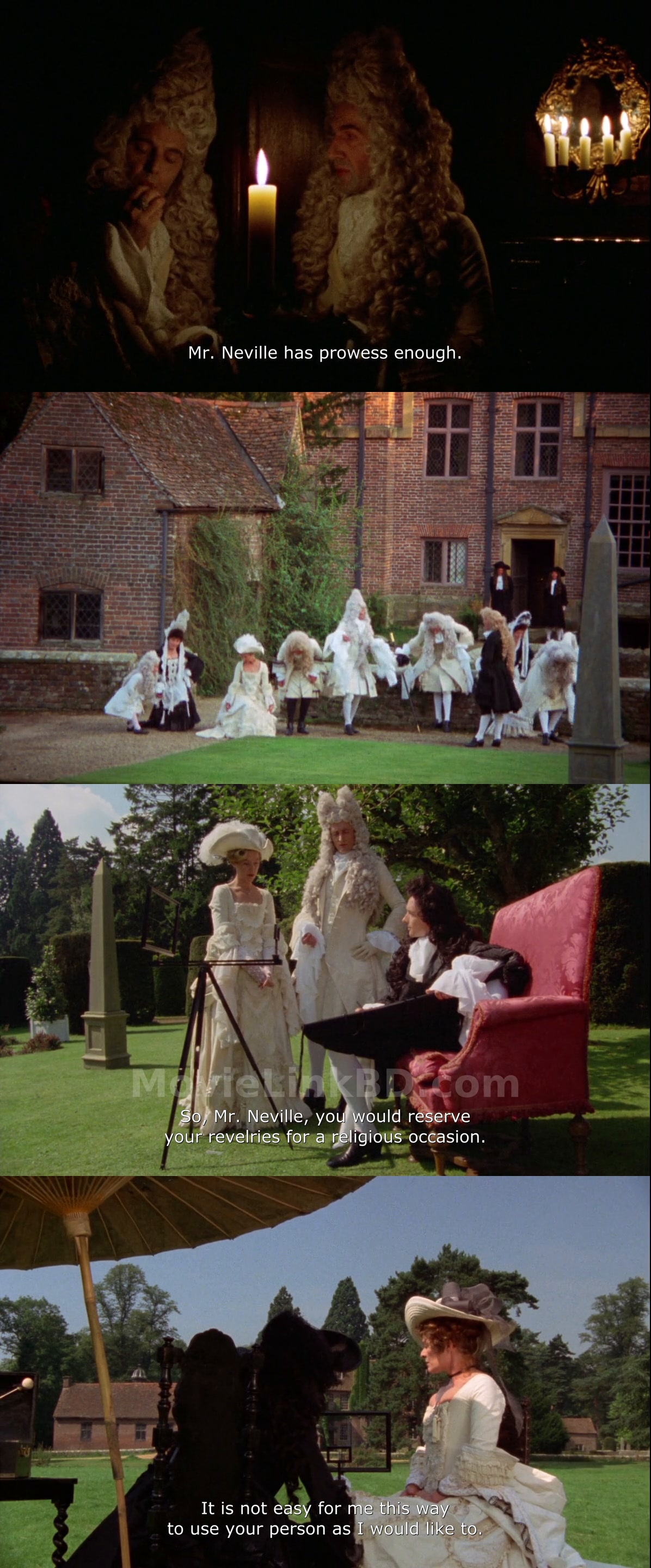 Screenshot of The Draughtsman's Contract (1982) &bull; English on MovieLinkBD