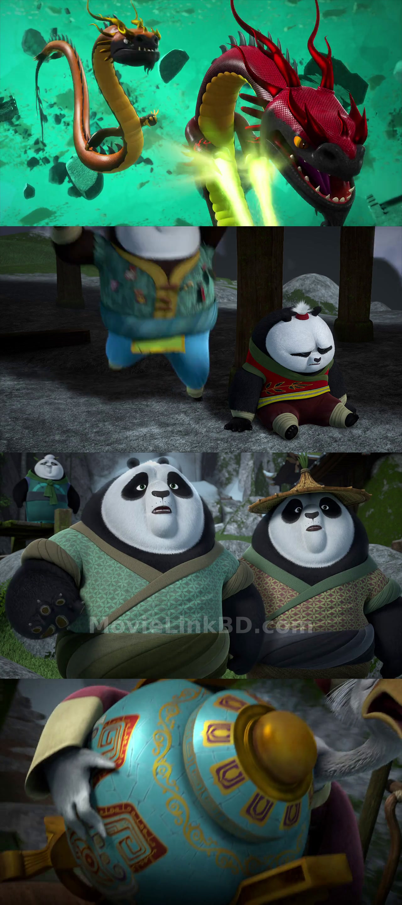 Screenshot of [Season 1-2 Added] Kung Fu Panda: The Paws of Destiny (2018&ndash;2019) &bull; English + Hindi on MovieLinkBD