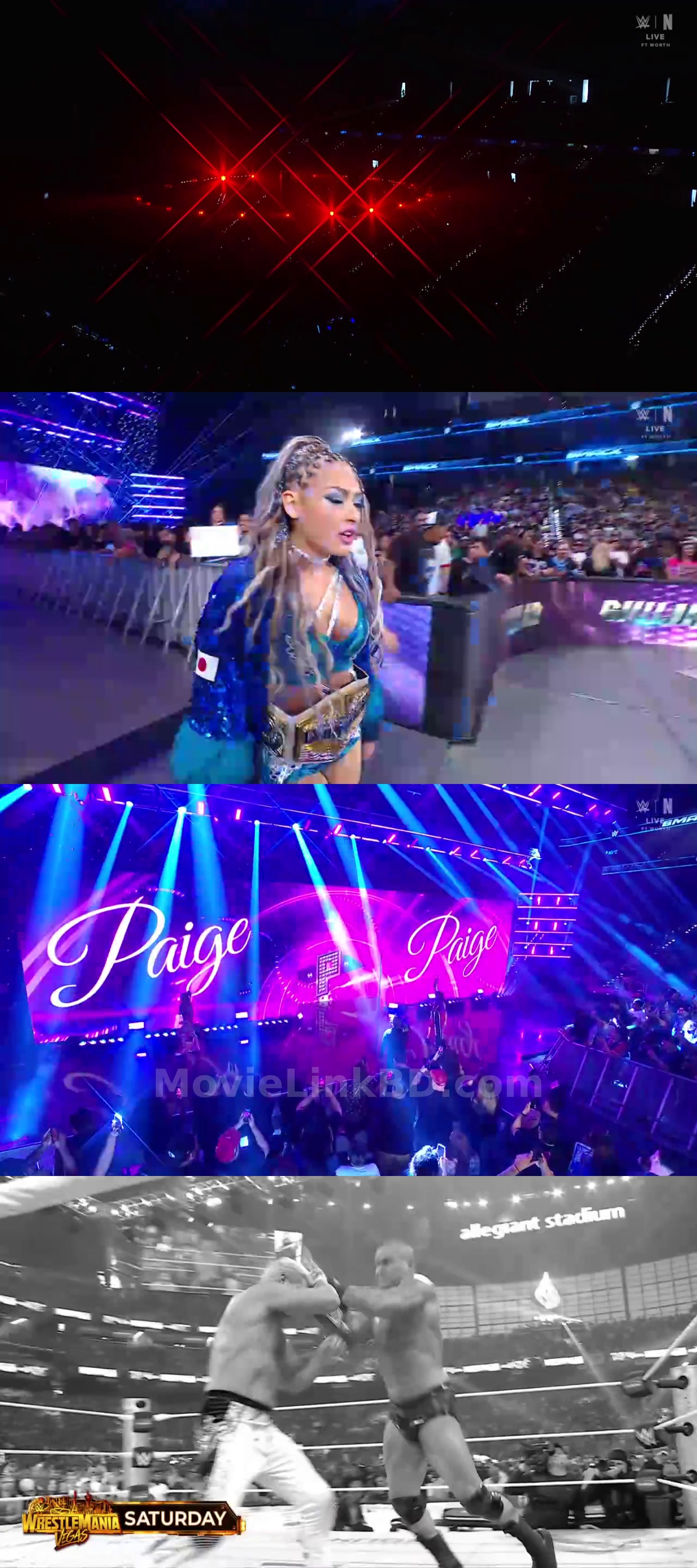 Screenshot of WWE Friday Night SmackDown (24th April 2026) &bull; English on MovieLinkBD