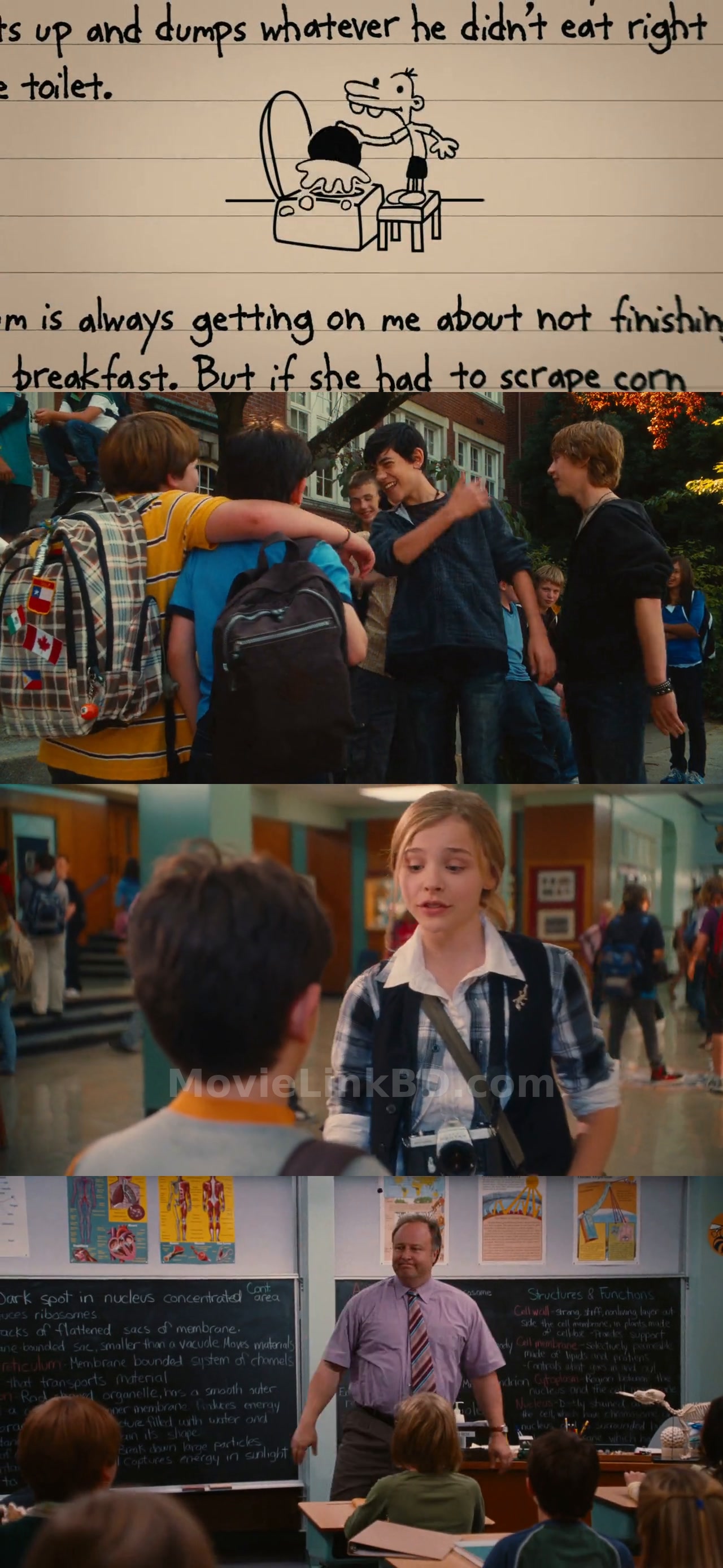 Screenshot of Diary of a Wimpy Kid (2010) &bull; English on MovieLinkBD