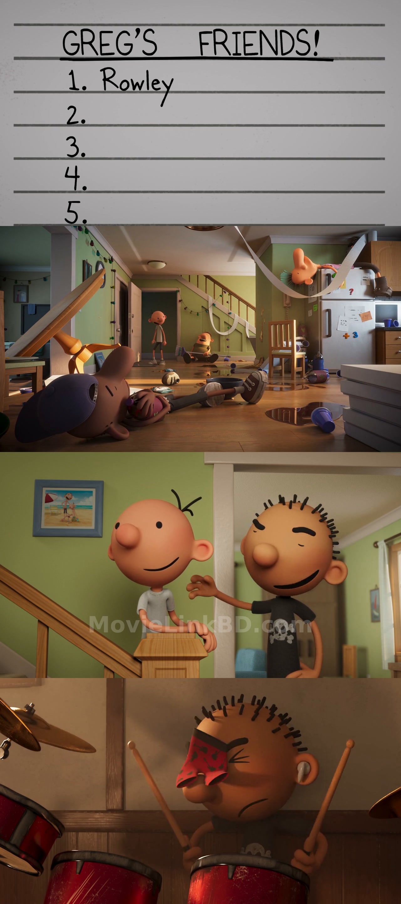 Screenshot of Diary of a Wimpy Kid: Rodrick Rules (2022) &bull; English on MovieLinkBD