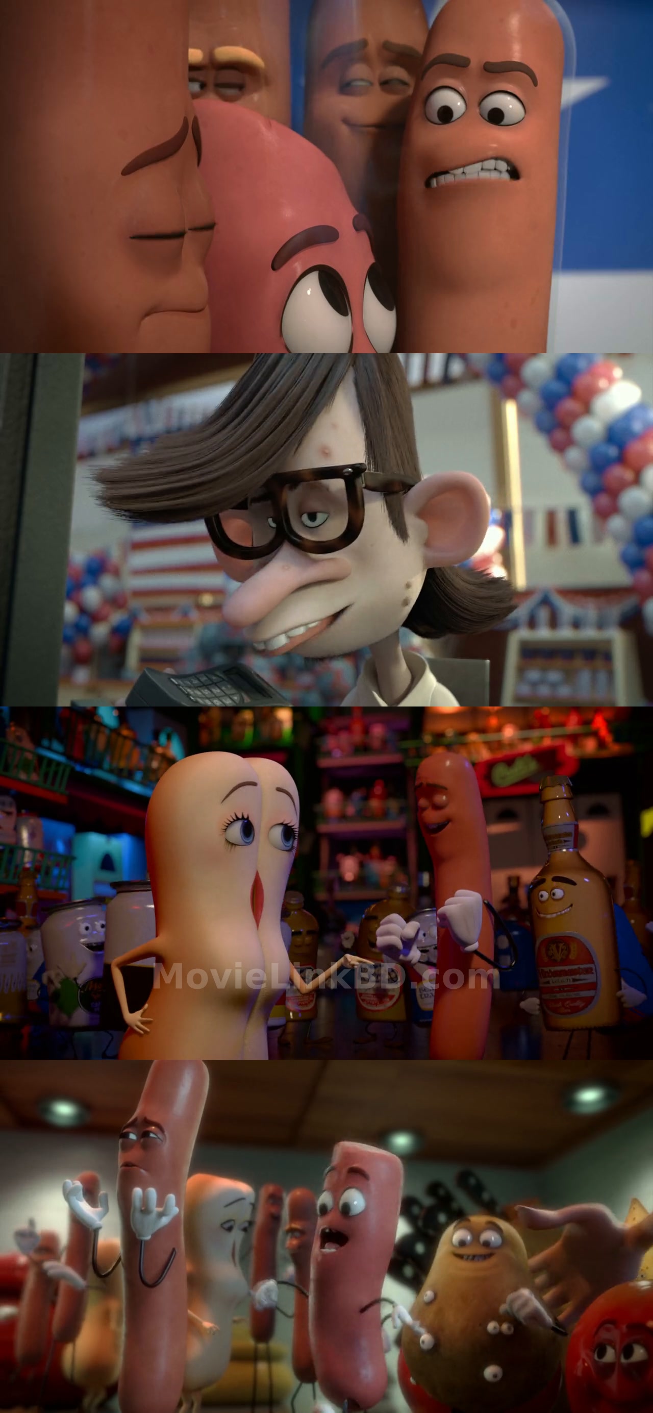 Screenshot of Sausage Party (2016) &bull; English + Hindi on MovieLinkBD