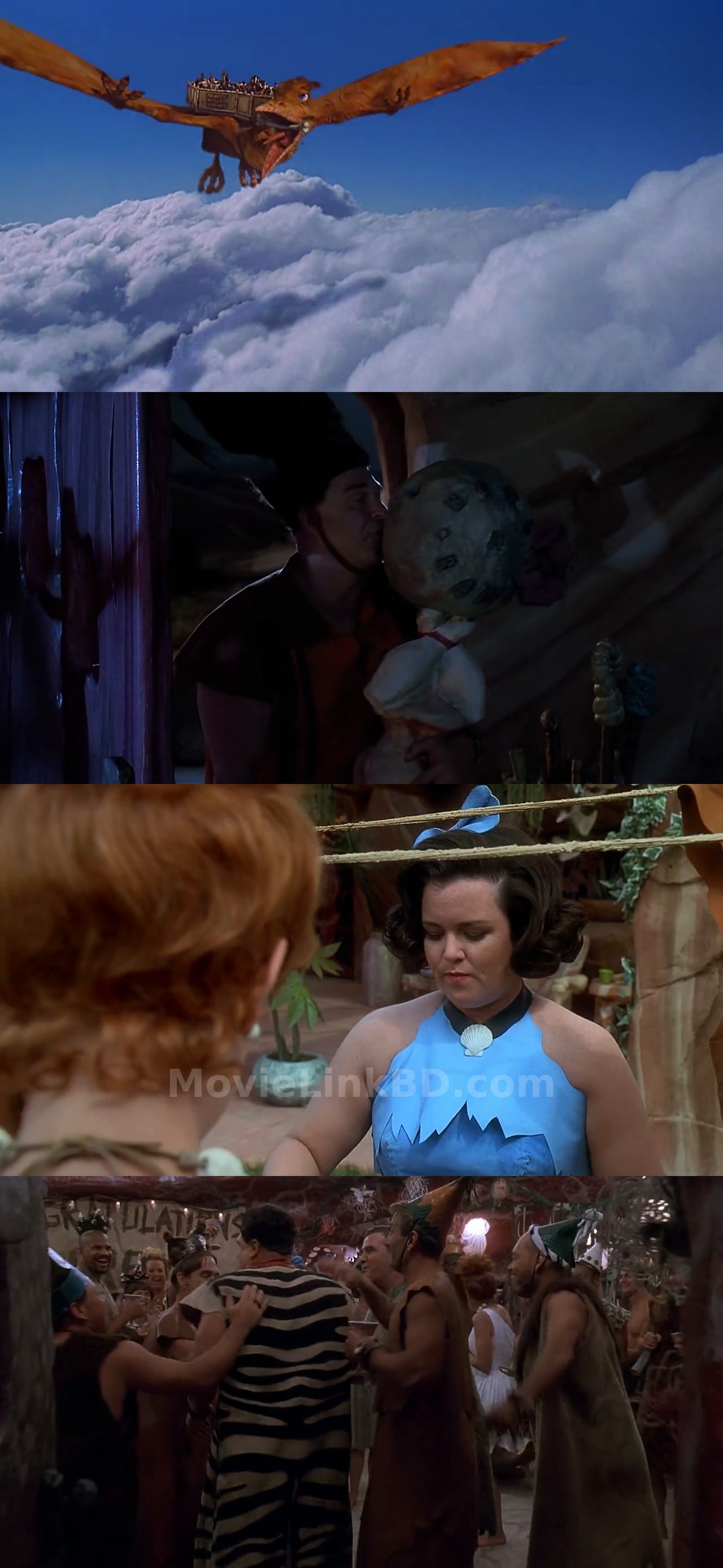 Screenshot of The Flintstones (1994) &bull; English + Hindi on MovieLinkBD