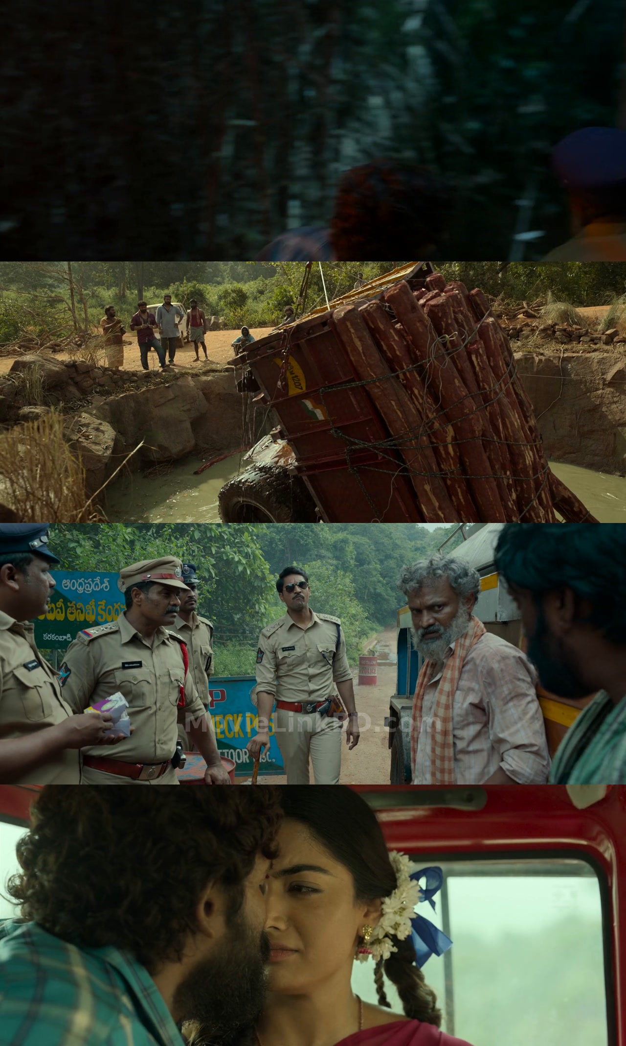 Screenshot of Pushpa: The Rise - Part 1 (2021) &bull; Hindi on MovieLinkBD