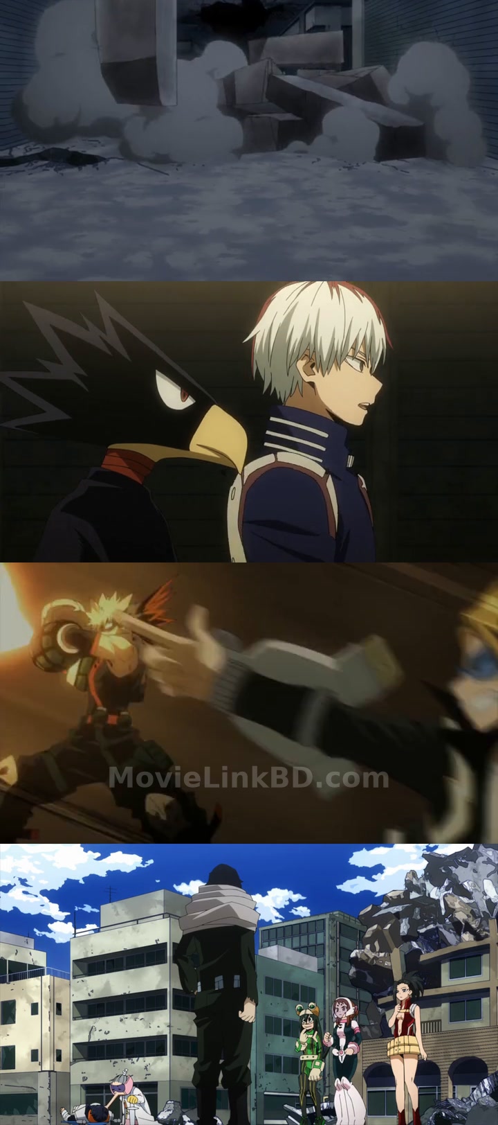Screenshot of My Hero Academia ( S04 Complete) &mdash; S04 &bull; Hindi, English, Dual Audio on MovieLinkBD