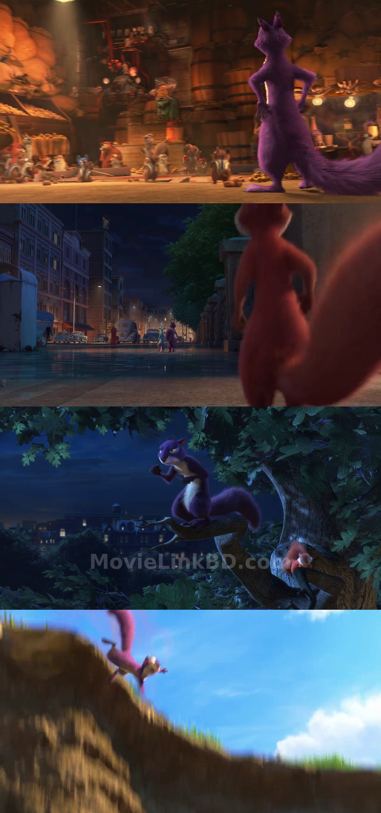Screenshot of The Nut Job 2: Nutty by Nature  Hindi ORG (2017) &bull; English + Hindi on MovieLinkBD