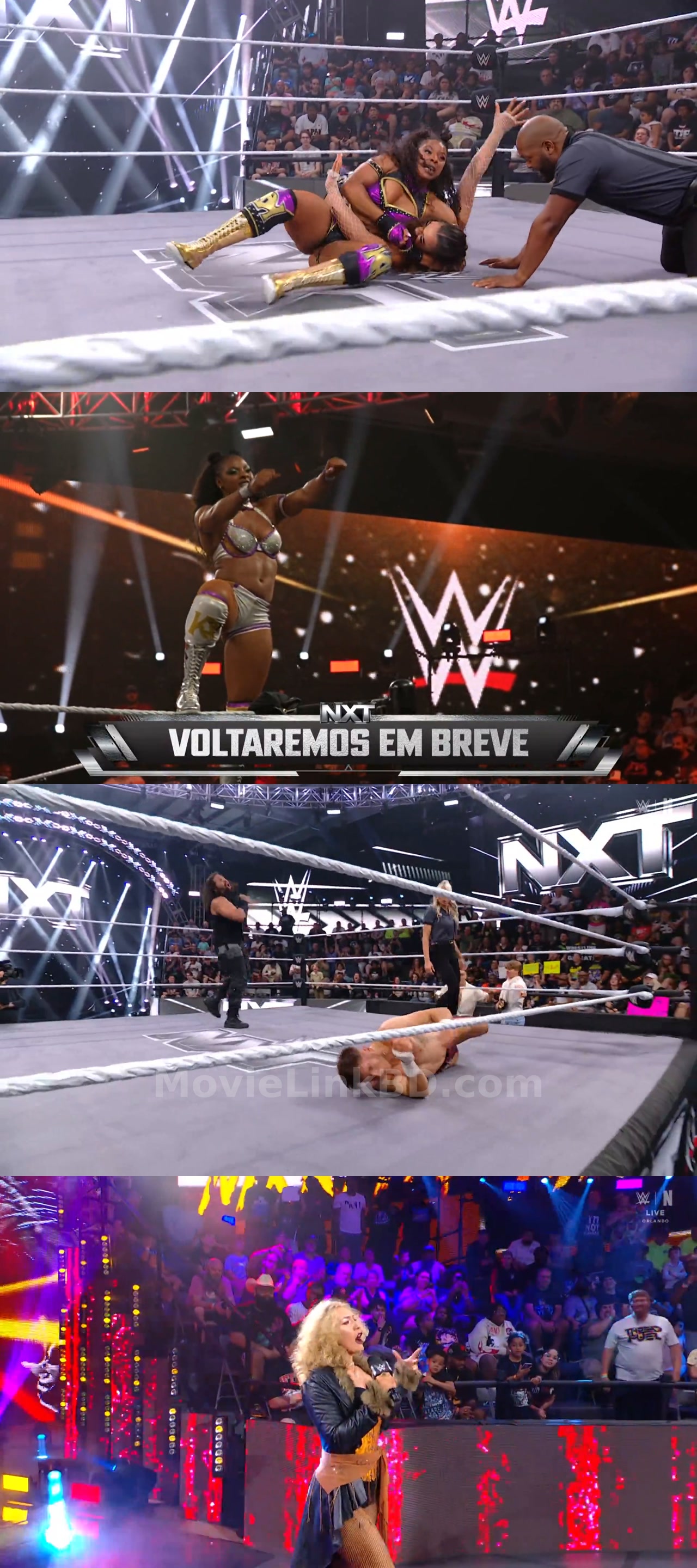 Screenshot of WWE NXT 5th May 2026 &bull; Hindi + English + Dual Audio on MovieLinkBD