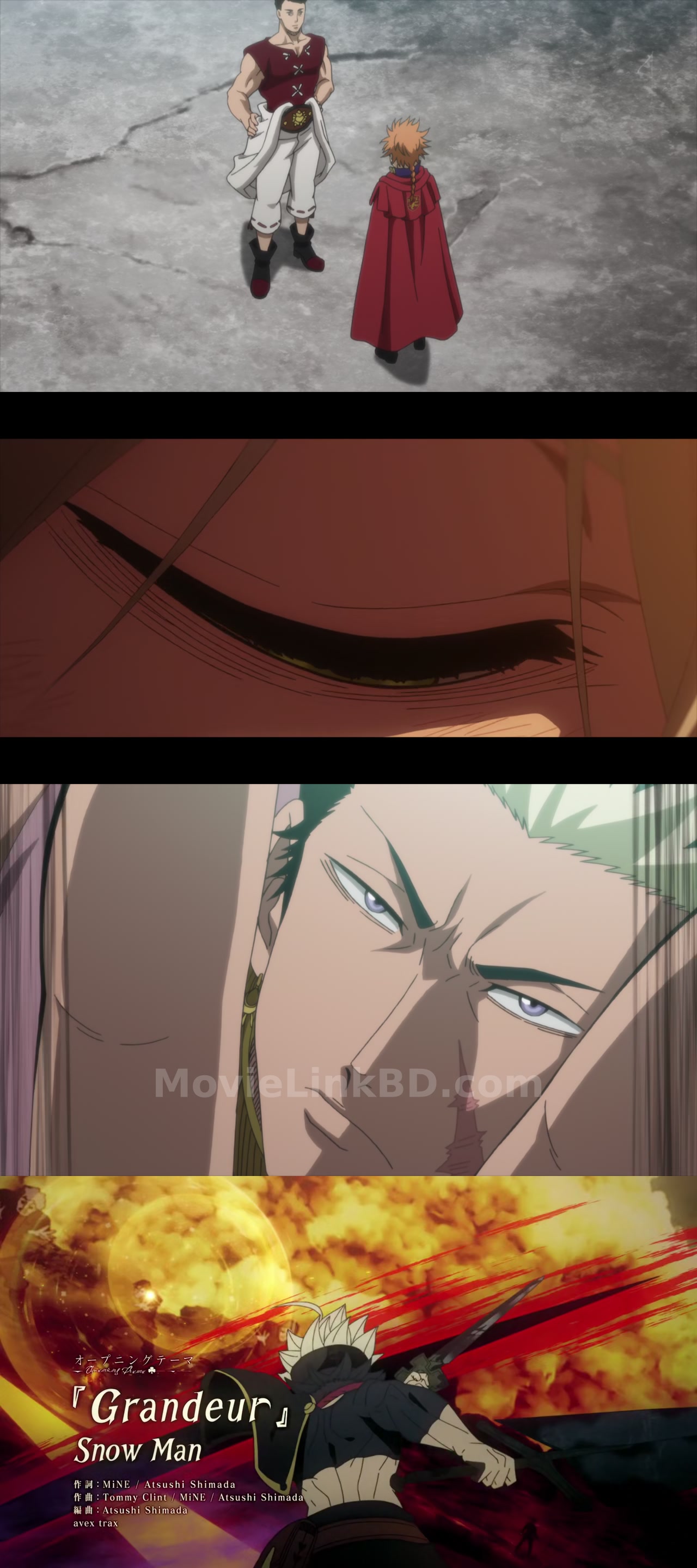 Screenshot of Black Clover (2017&ndash;2021) S04 [ Episode 155-170 Added ] &mdash; S04 &bull; Japanese + Dual Audio + English on MovieLinkBD