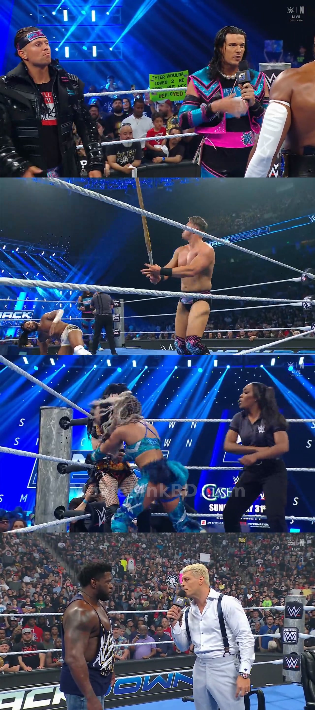 Screenshot of WWE Friday Night SmackDown (15th May 2026) &bull; English on MovieLinkBD