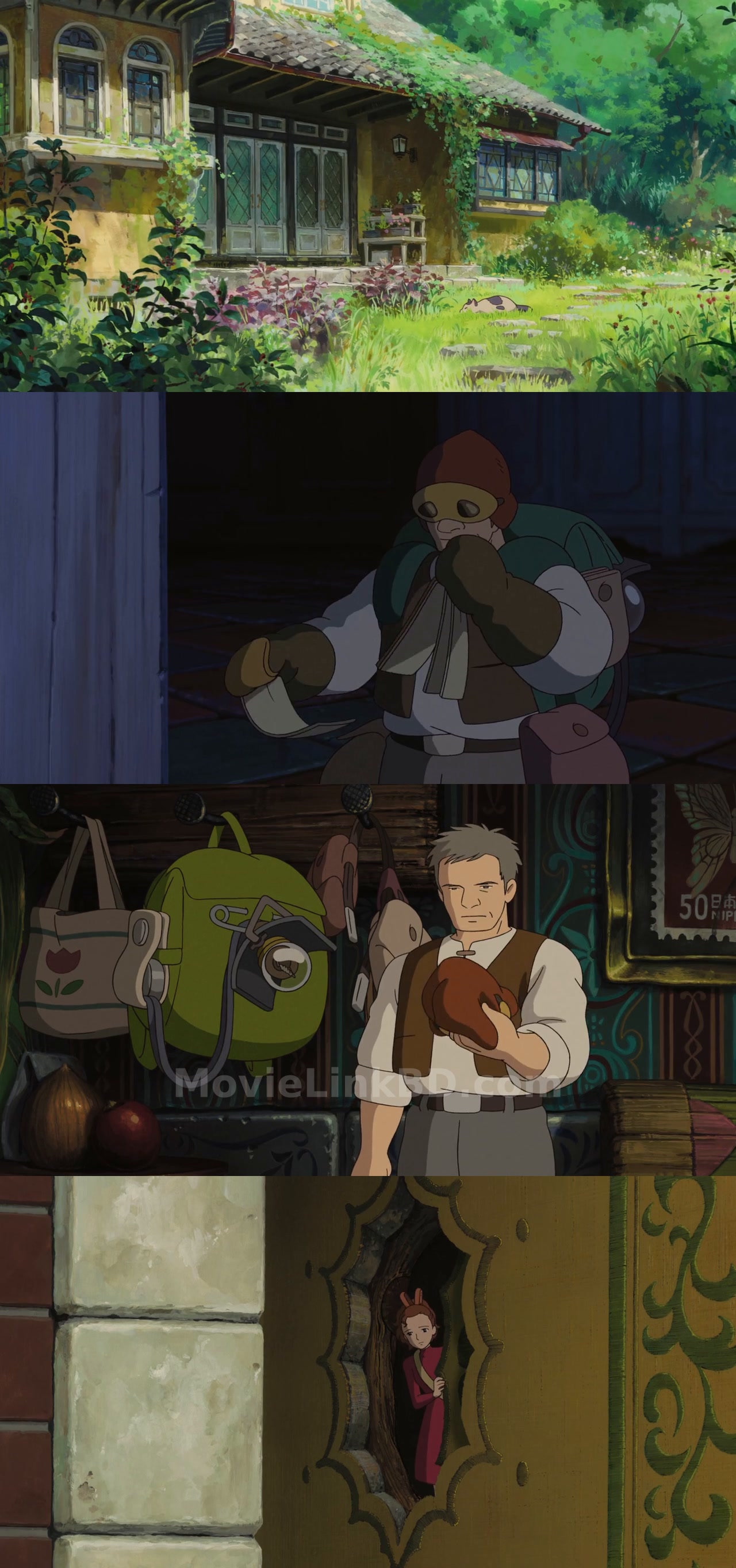 Screenshot of The Secret World of Arrietty (2010) &bull; Japanese + English on MovieLinkBD