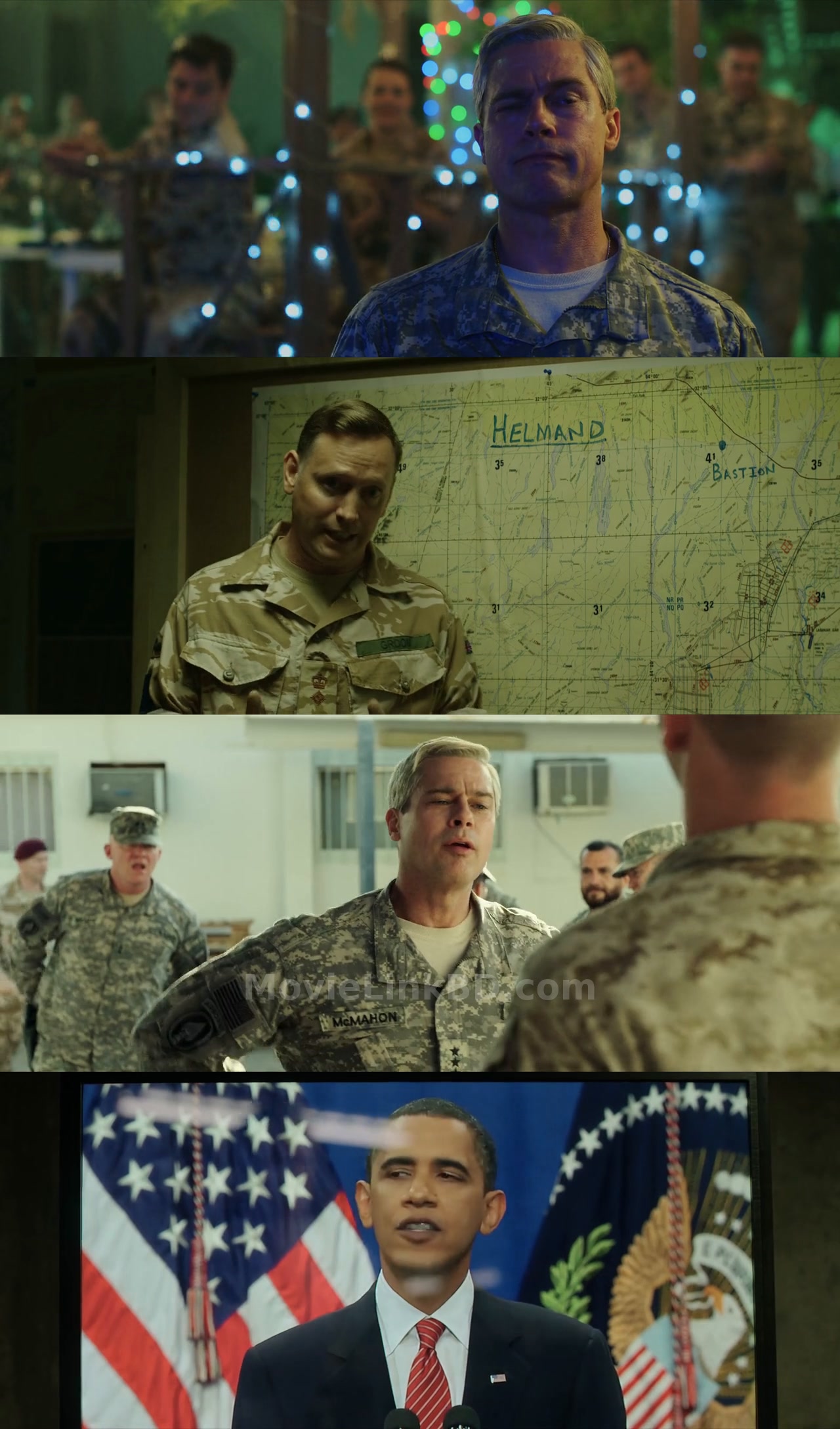 Screenshot of War Machine (2017) &bull; English + Hindi on MovieLinkBD