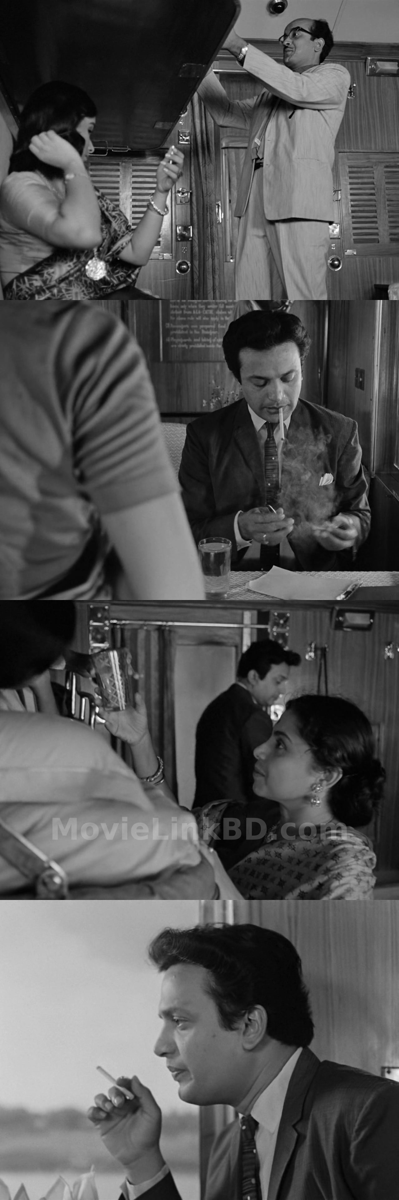 Screenshot of Nayak: The Hero (1966) &bull; Bengali on MovieLinkBD