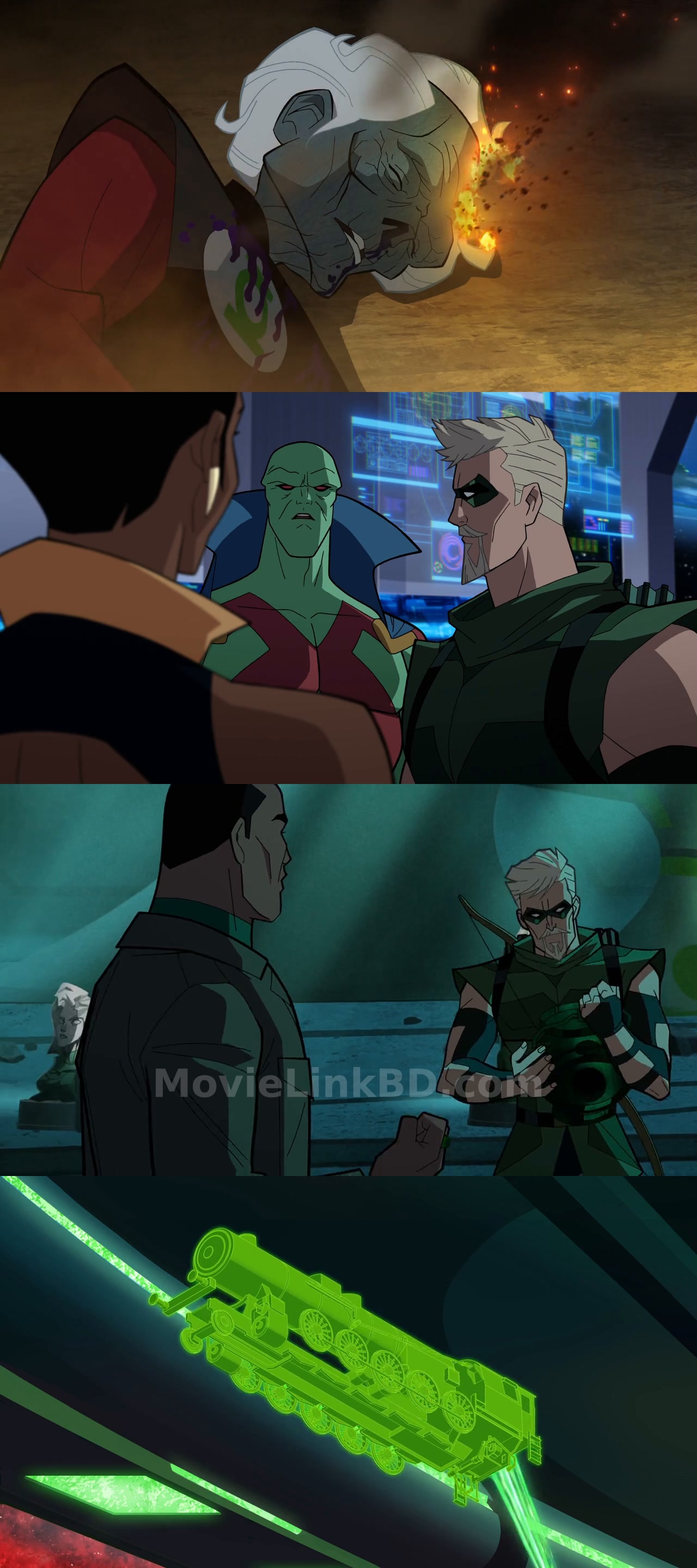 Screenshot of Green Lantern: Beware My Power (2022) &bull; English on MovieLinkBD