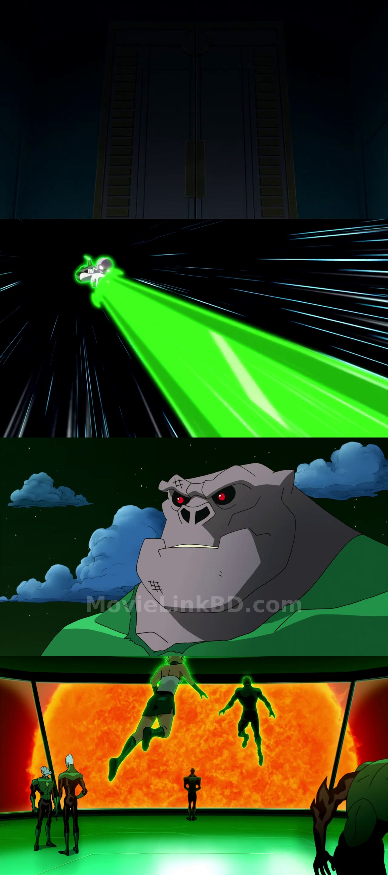 Screenshot of Green Lantern: Emerald Knights (2011) &bull; English on MovieLinkBD
