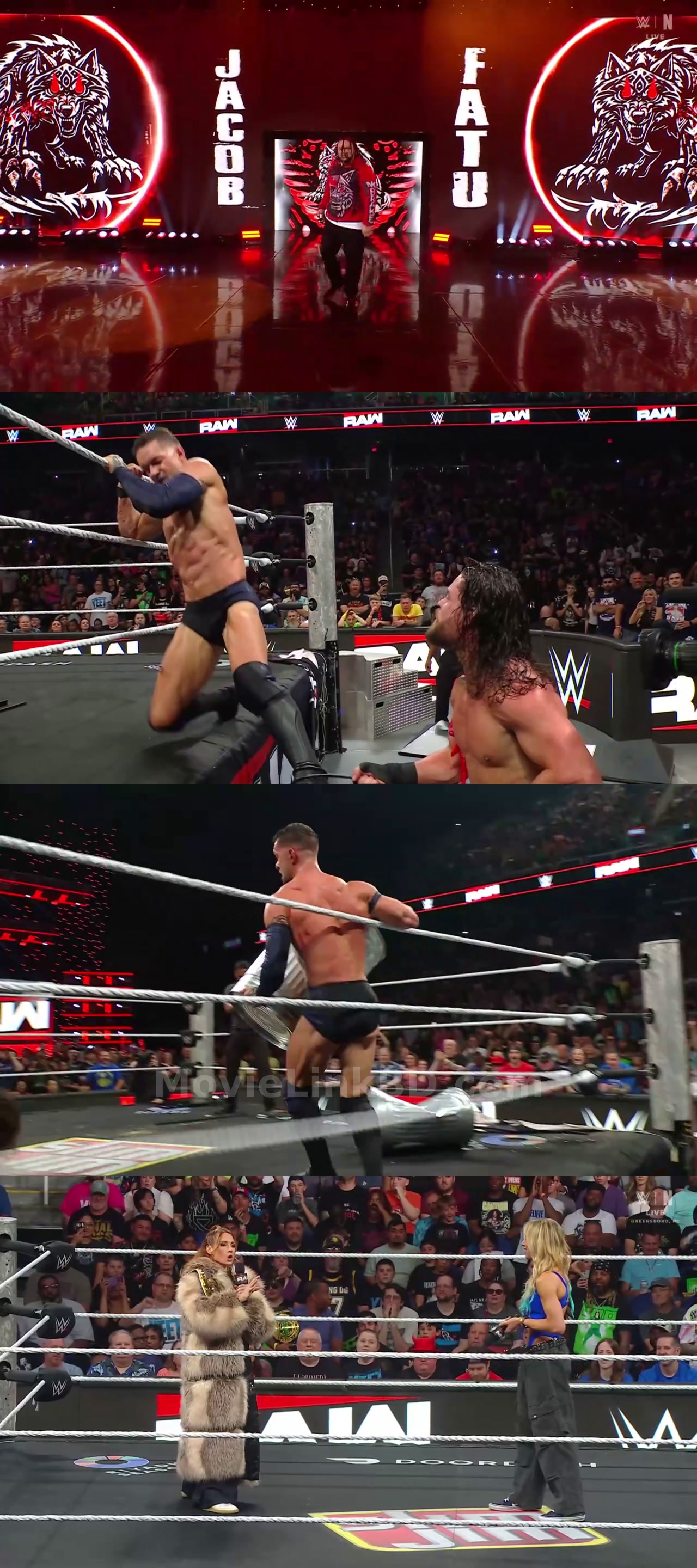 Screenshot of WWE Monday Night Raw (18th-May 2026) &bull; English on MovieLinkBD