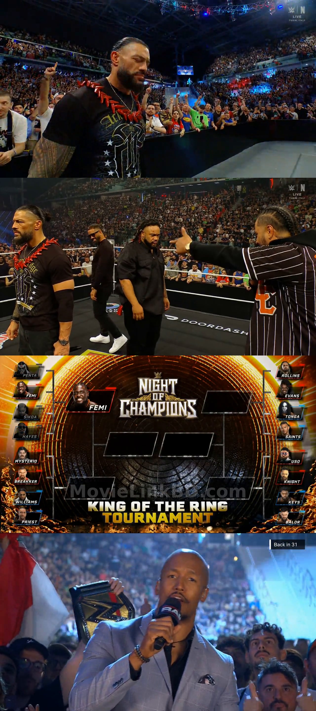 Screenshot of WWE Monday Night Raw (1st-June 2026) &bull; English on MovieLinkBD