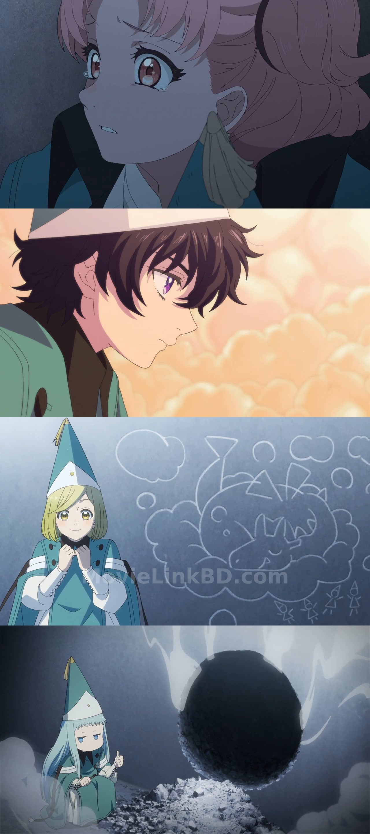 Screenshot of Witch Hat Atelier  Season 1 [Ep01-08 Added] [ORG Hindi] (2026) &bull; Japanese + Dual Audio + Hindi on MovieLinkBD