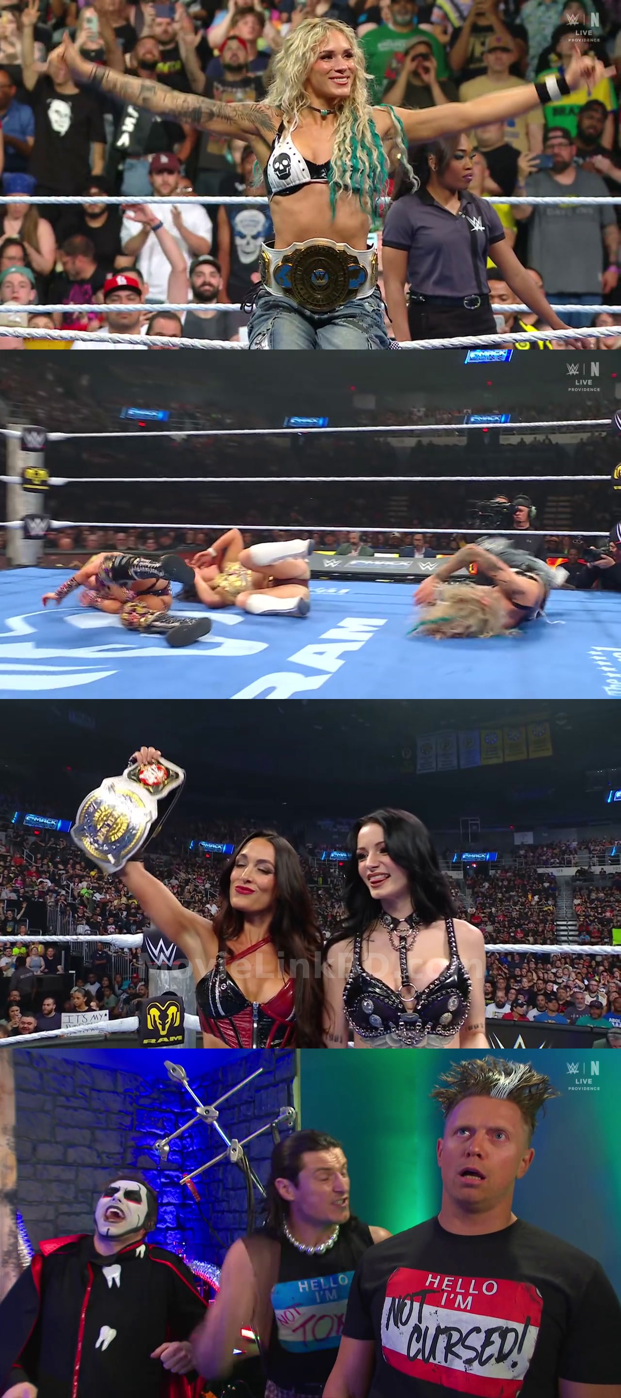 Screenshot of WWE Friday Night SmackDown (12th June 2026) &bull; English + Hindi on MovieLinkBD