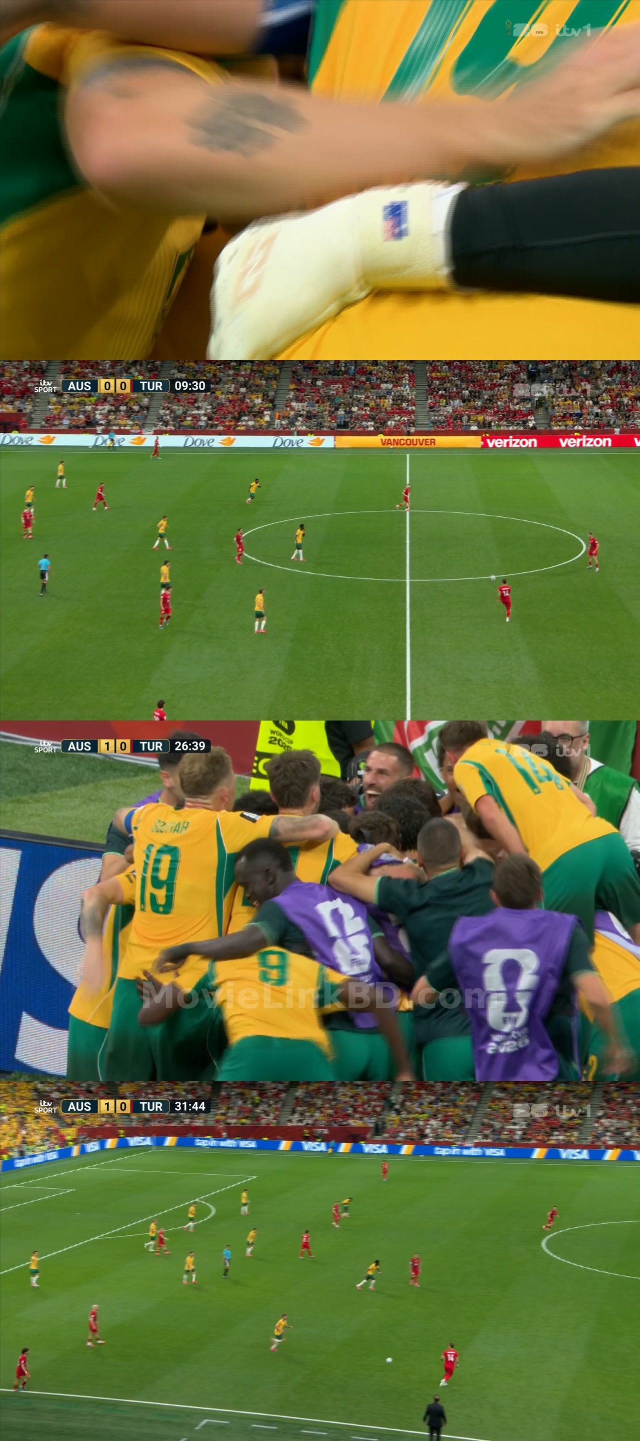 Screenshot of FIFA WORLD CUP  Australia Vs Turkey -jun 14 2026 (2026) &bull; English on MovieLinkBD