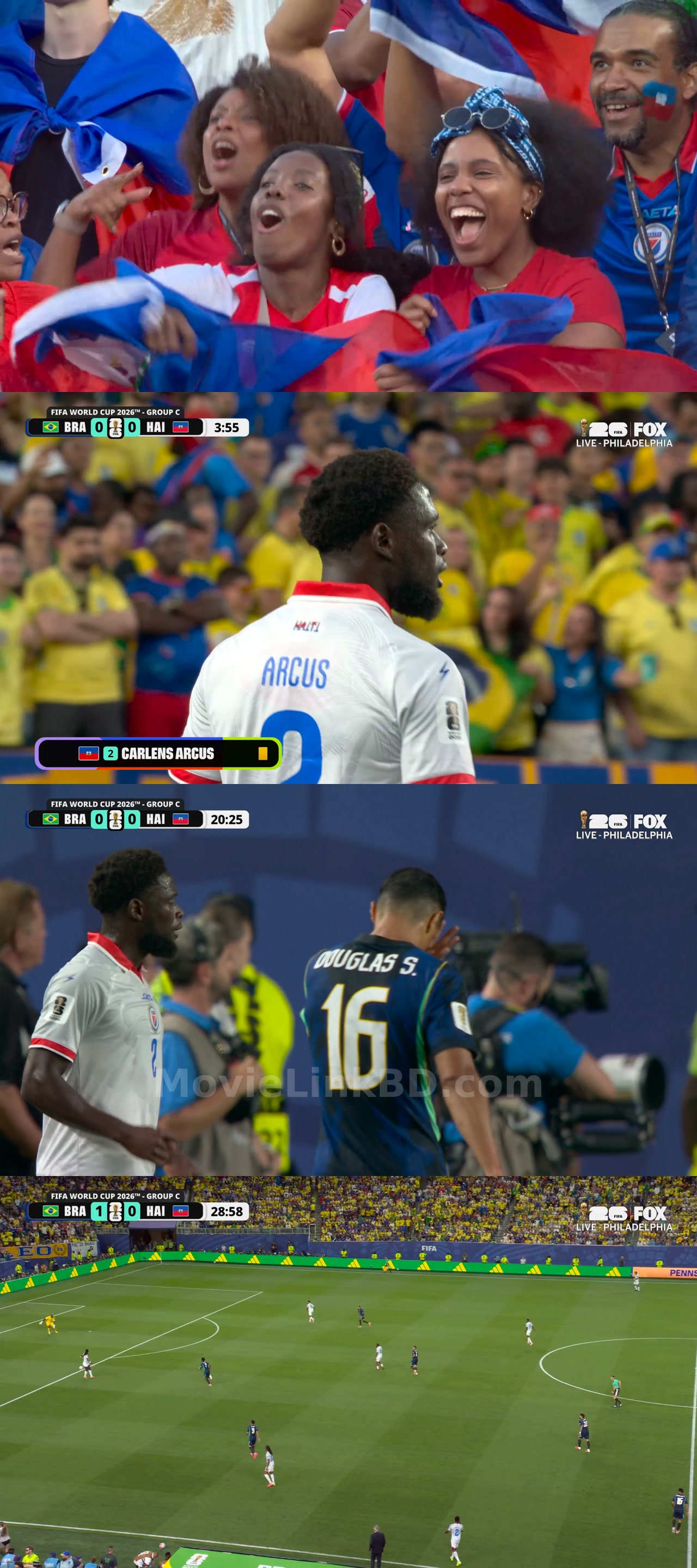 Screenshot of FIFA World Cup  Brazil Vs Haiti 19 june 2026 (2026) &bull; English on MovieLinkBD