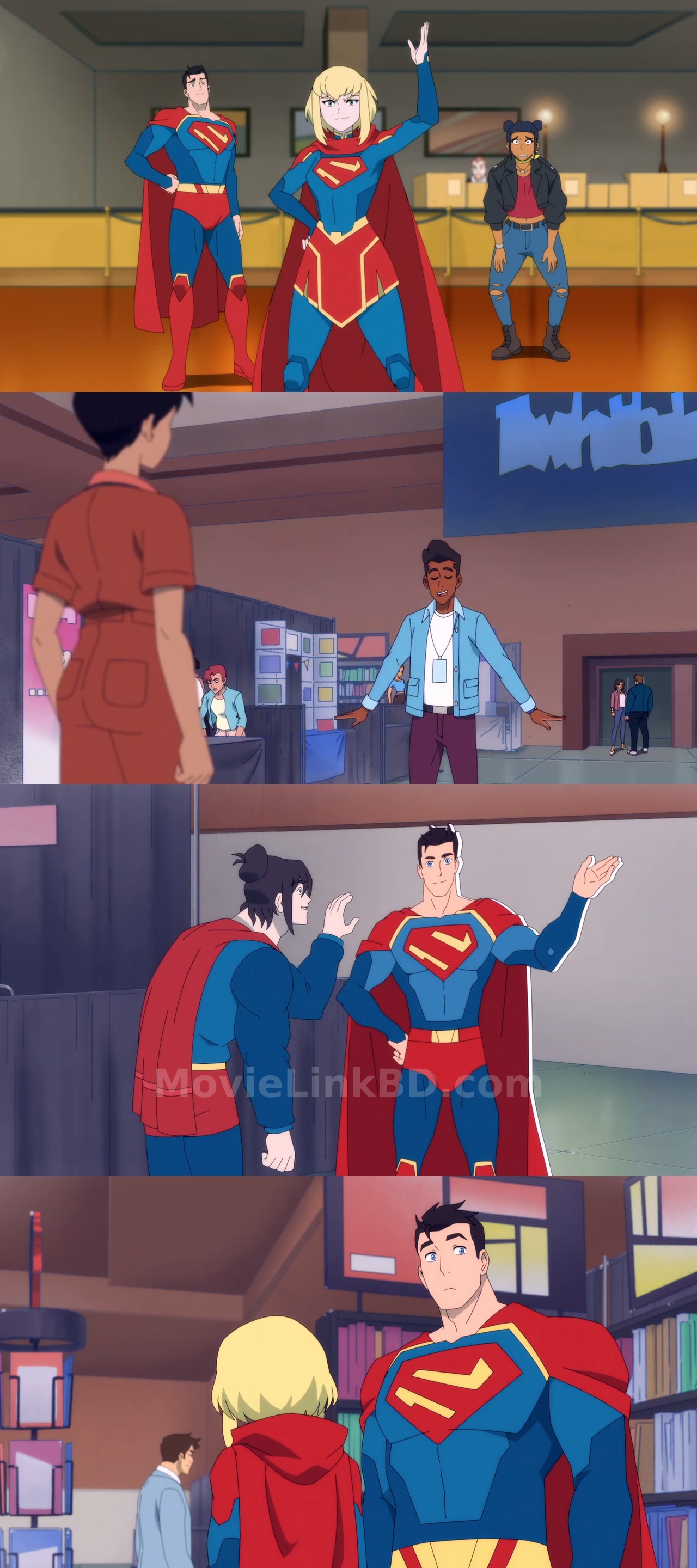 Screenshot of [S03 Ep01-02 Added ] My Adventures with Superman (2026) &mdash; S03 &bull; English on MovieLinkBD
