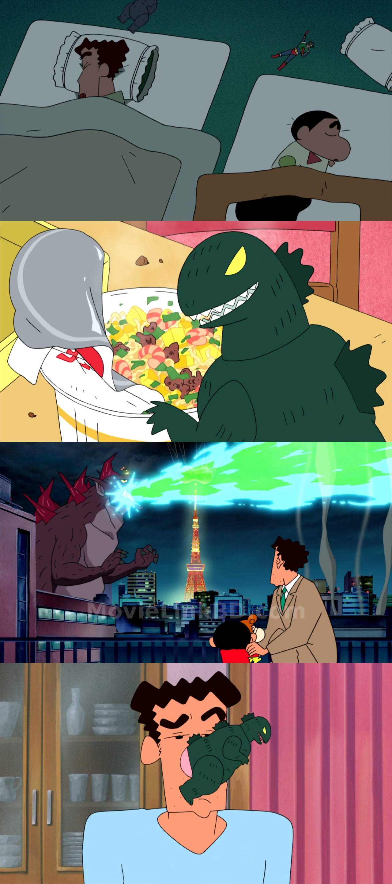Screenshot of Crayon Shin-chan: The Legend Called Buri Buri 3 Minutes Charge (2005) &bull; Hindi + Japanese on MovieLinkBD