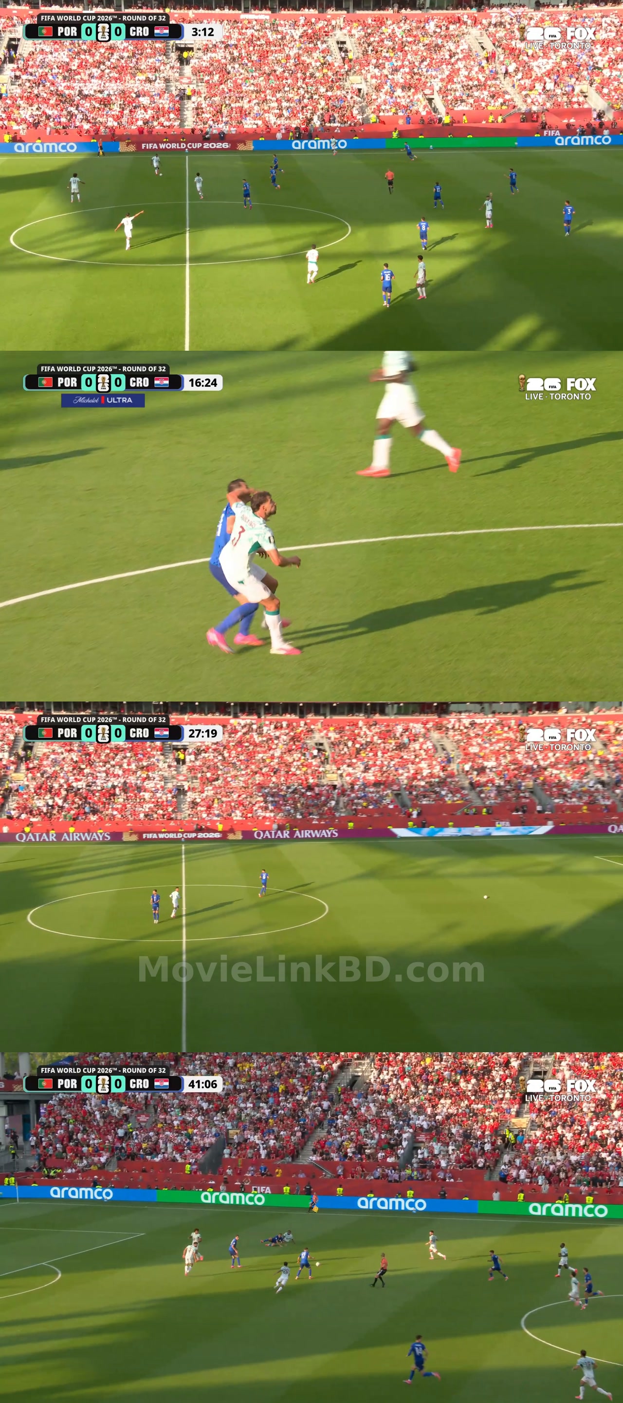 Screenshot of FIFA World Cup  Portugal vs Croatia - 2 july 2026 (2026) &bull; English on MovieLinkBD