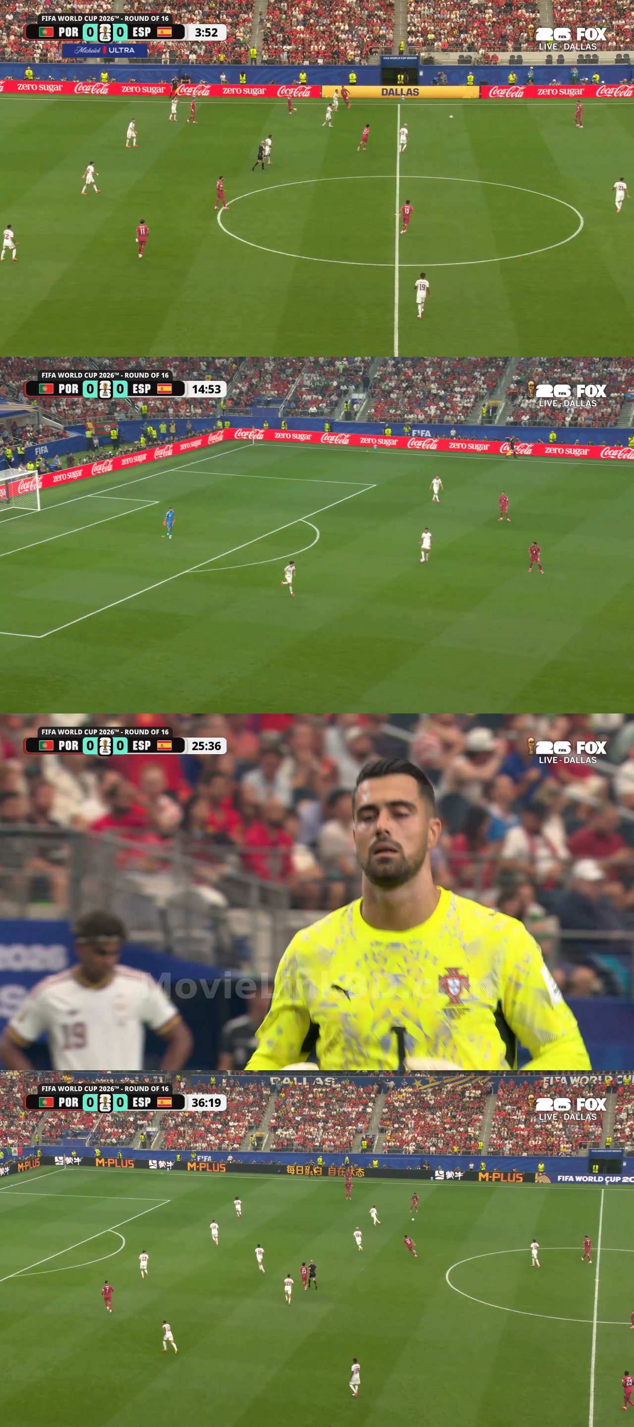 Screenshot of FIFA World Cup  R16 Portugal vs Spain - 7 july 2026 (2026) &bull; English on MovieLinkBD