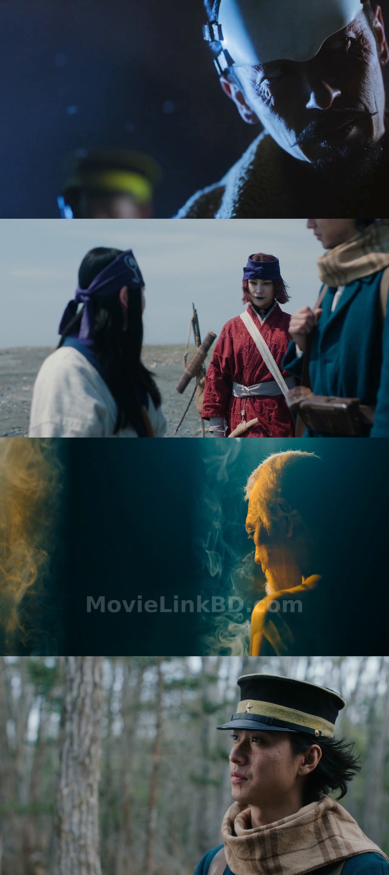 Screenshot of Golden Kamuy: Assault on Abashiri Prison  / Golden Kamuy -The Abashiri Prison Raid [ORG Hindi] (2026) &bull; Hindi + Japanese + English on MovieLinkBD