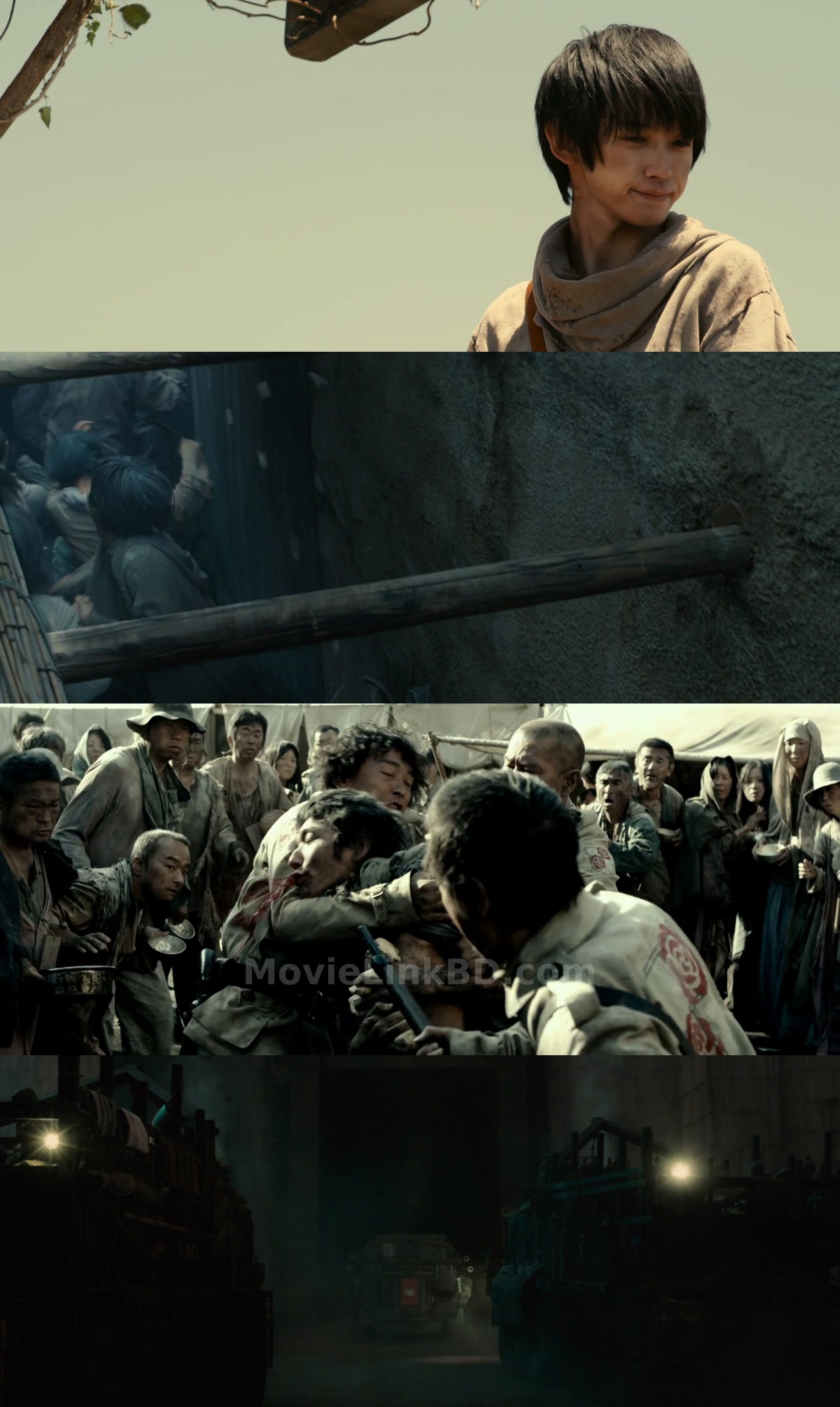 Screenshot of Attack on Titan Part 1 (2015) &bull; Hindi + Japanese on MovieLinkBD