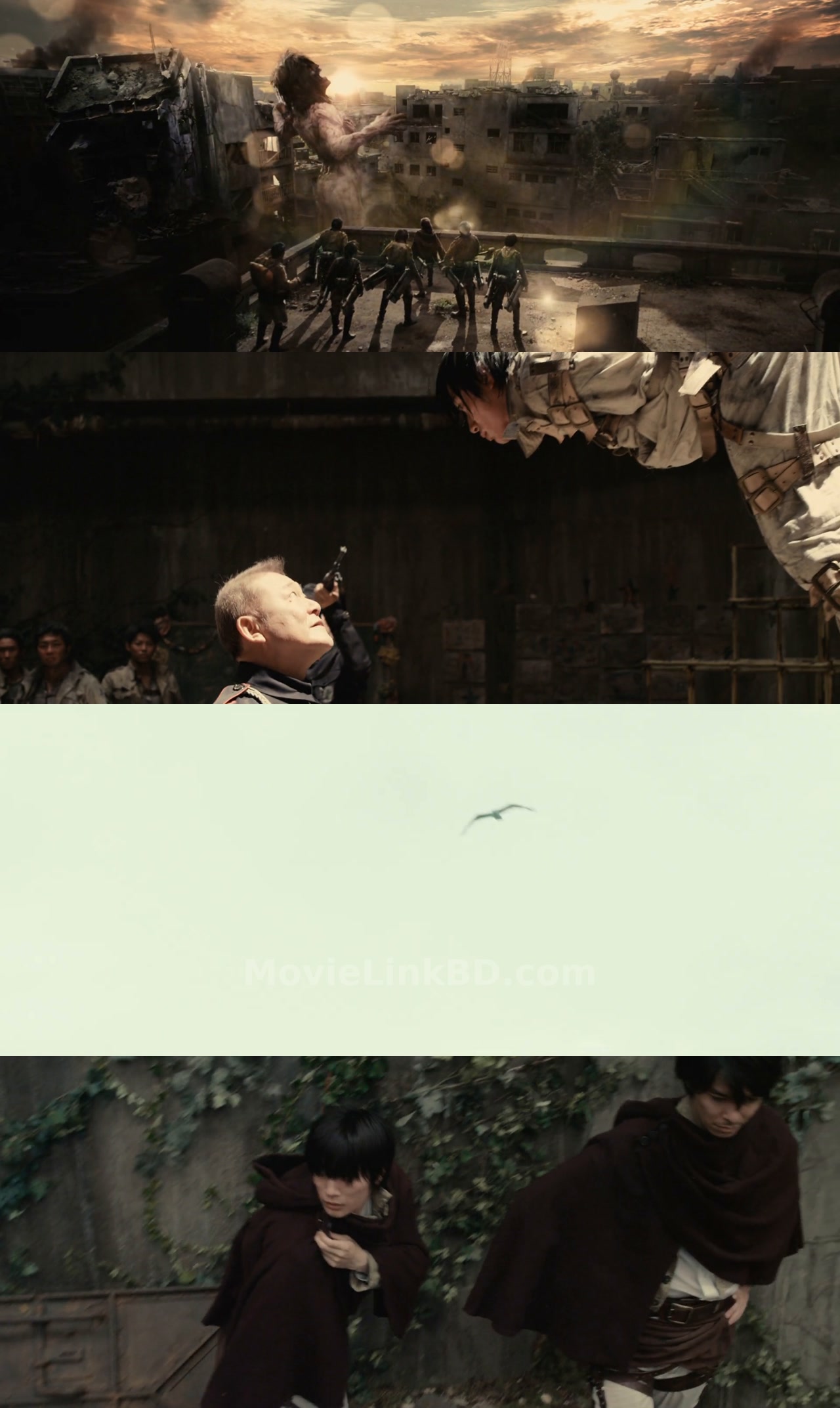 Screenshot of Attack on Titan  Part 2 (2015) &bull; Hindi + Japanese on MovieLinkBD