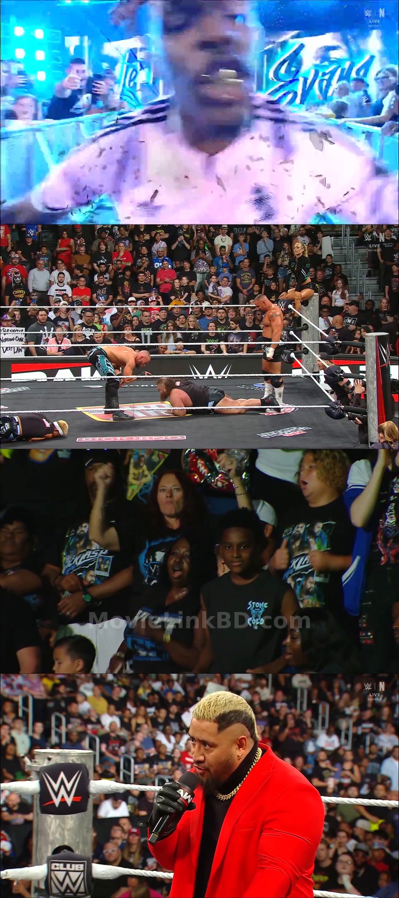 Screenshot of WWE Monday Night Raw (20th-July 2026) Hindi ORG &bull; Hindi + Dual Audio + English on MovieLinkBD