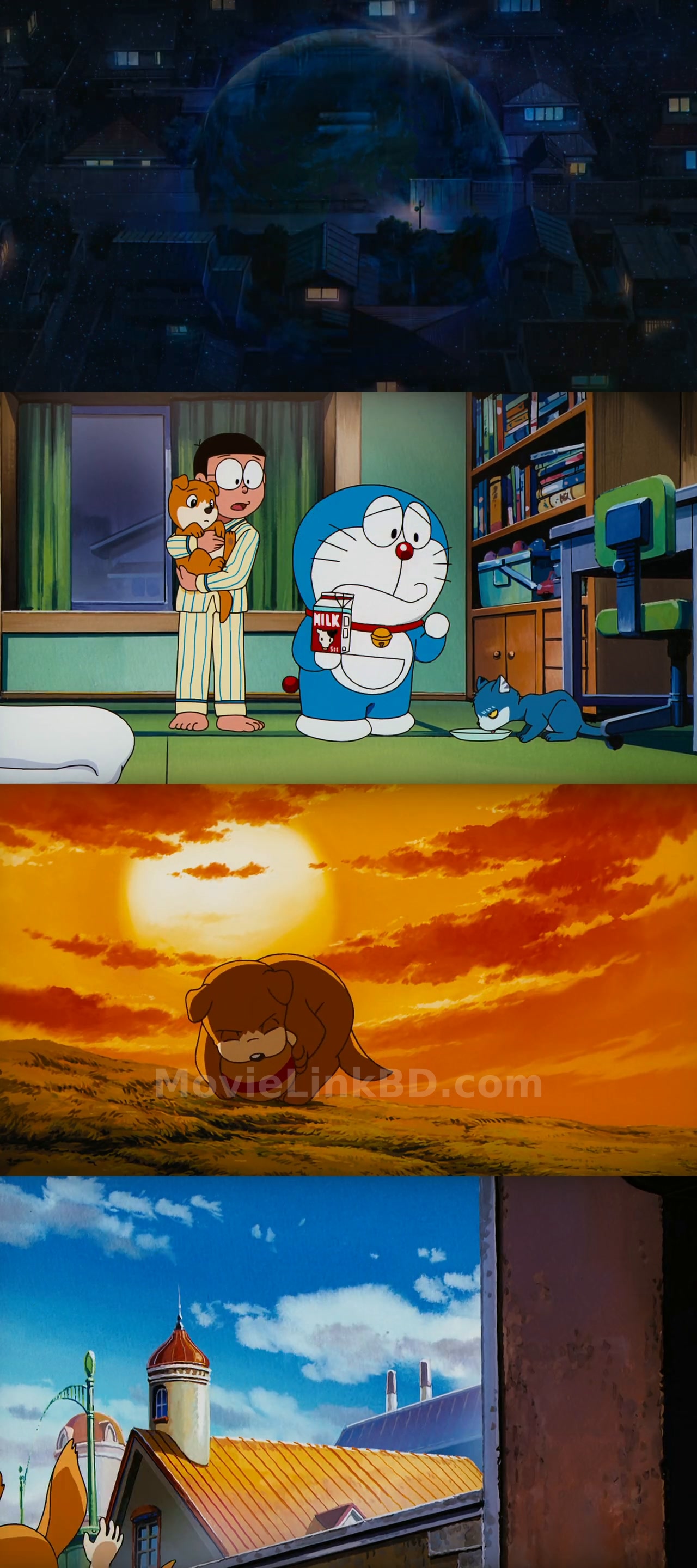 Screenshot of Doraemon: Nobita in the Wan-Nyan Spacetime Odyssey (2004) &bull; Hindi + Japanese on MovieLinkBD