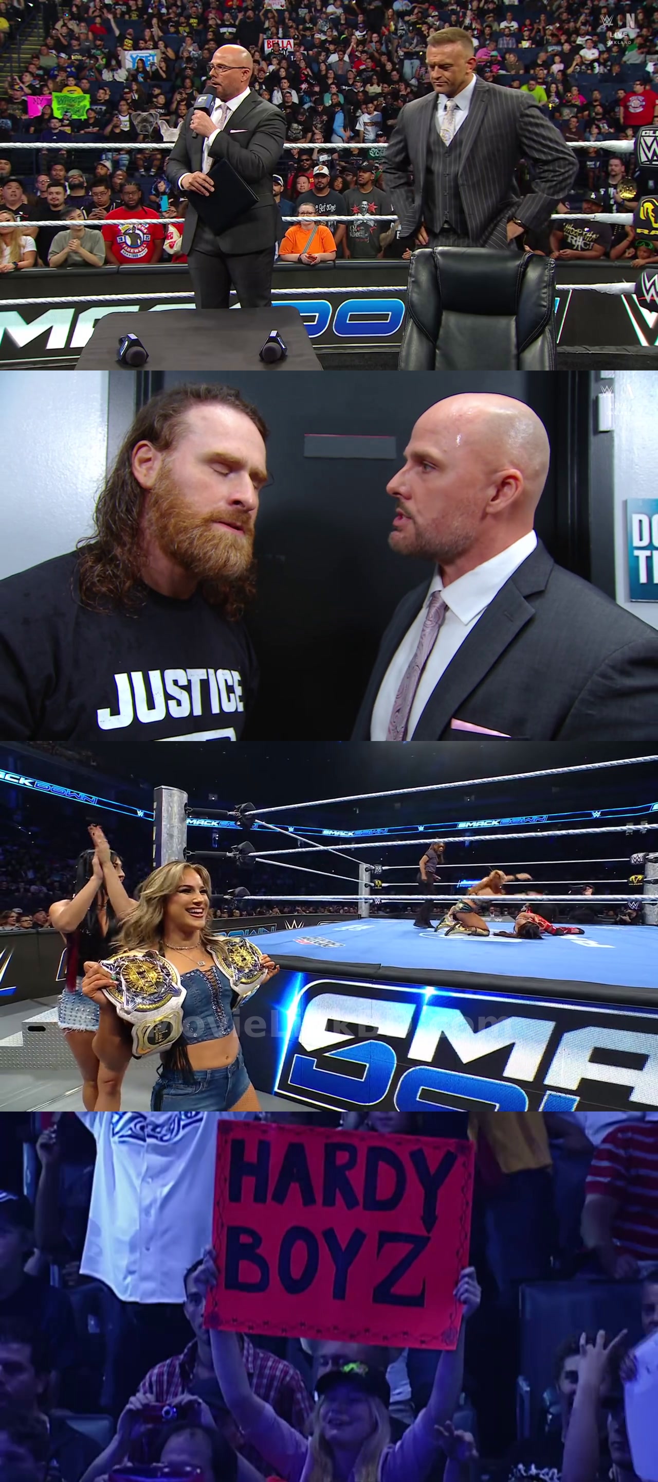 Screenshot of WWE Friday Night SmackDown (24th-July 2026) Hindi ORG &bull; Hindi + Dual Audio + English on MovieLinkBD